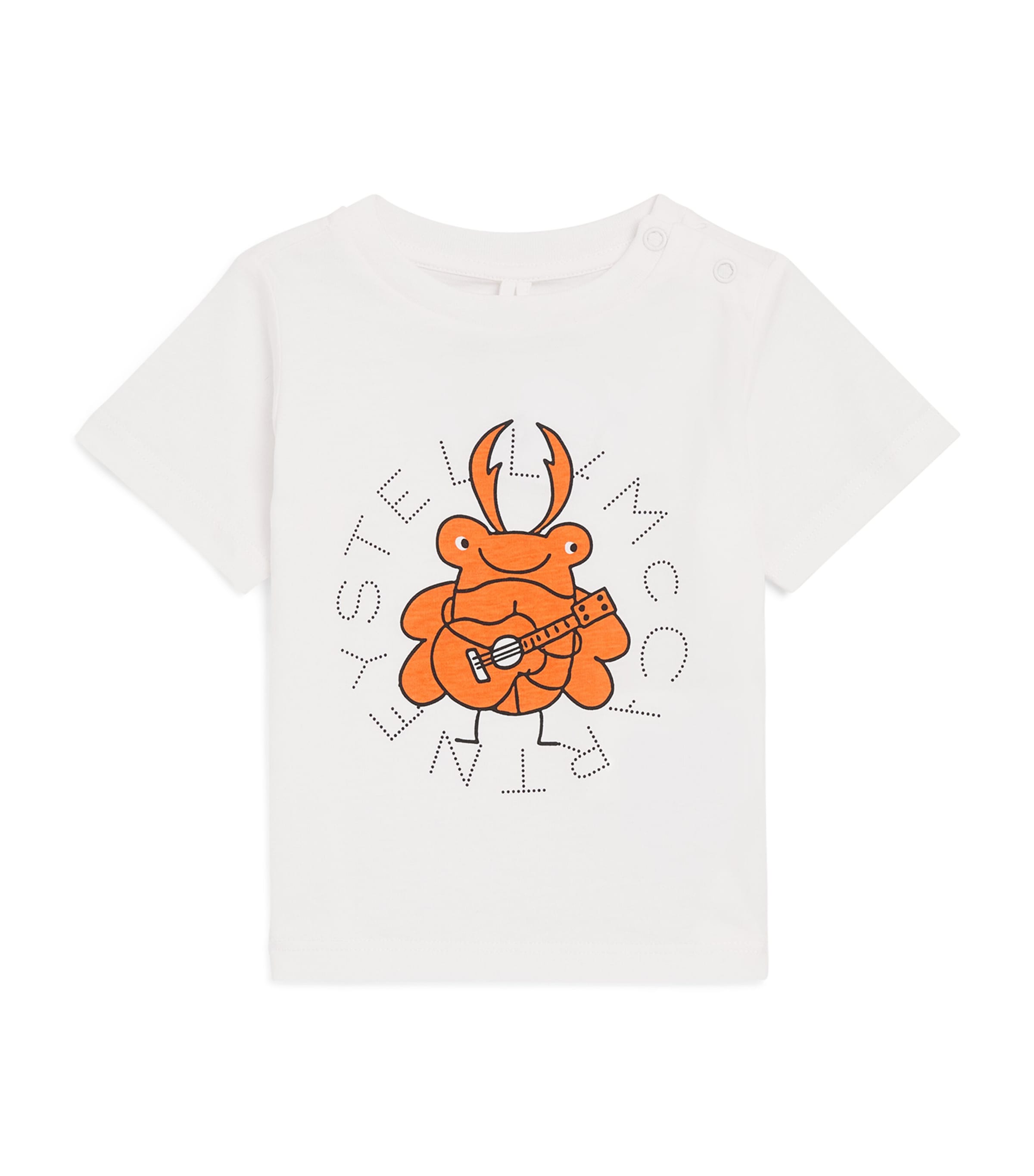 Stella McCartney Kids Cotton Beetle Print T-Shirt (6-36 Months) Image 1
