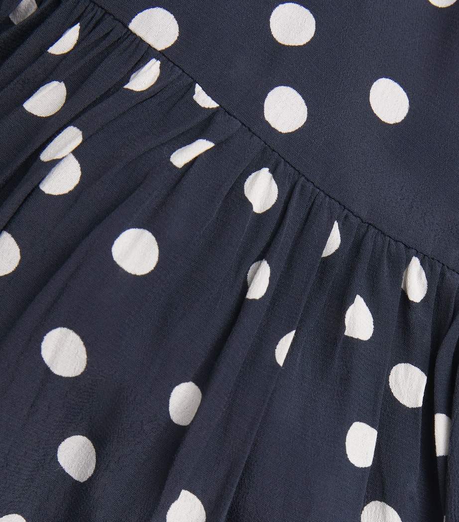 Polka-Dot Brooke Midi Dress BOHEMIA SPOT NAVY Image 5