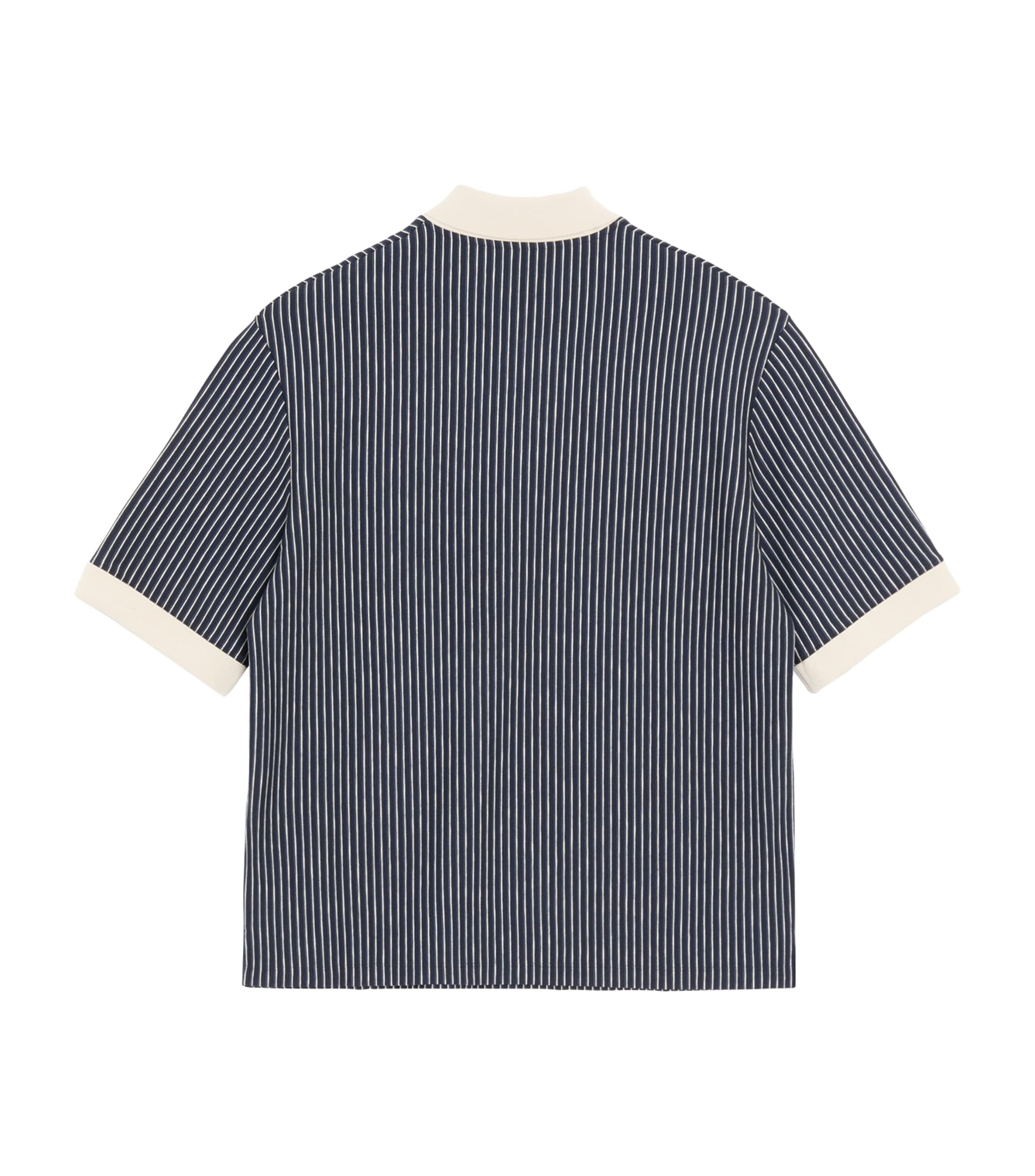 Valentino Mens Stripe Polo Shirt Blb Image 2