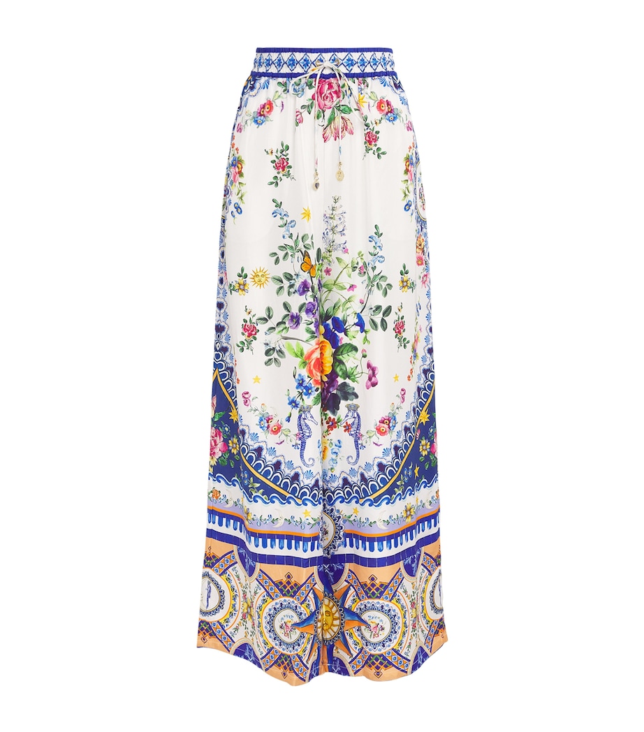 Silk Tiles Darls Wide-Leg Trousers TILEDARL Image 1