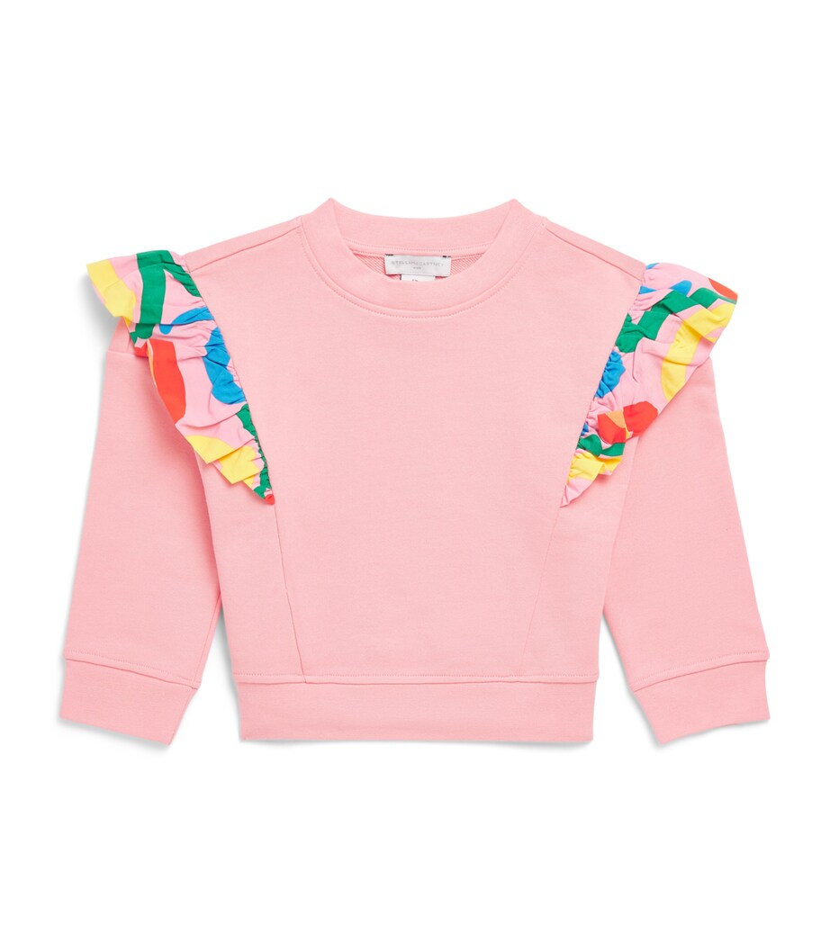 Stella McCartney Kids Cotton Ruffled Sweatshirt (2-12 Years) Image 1