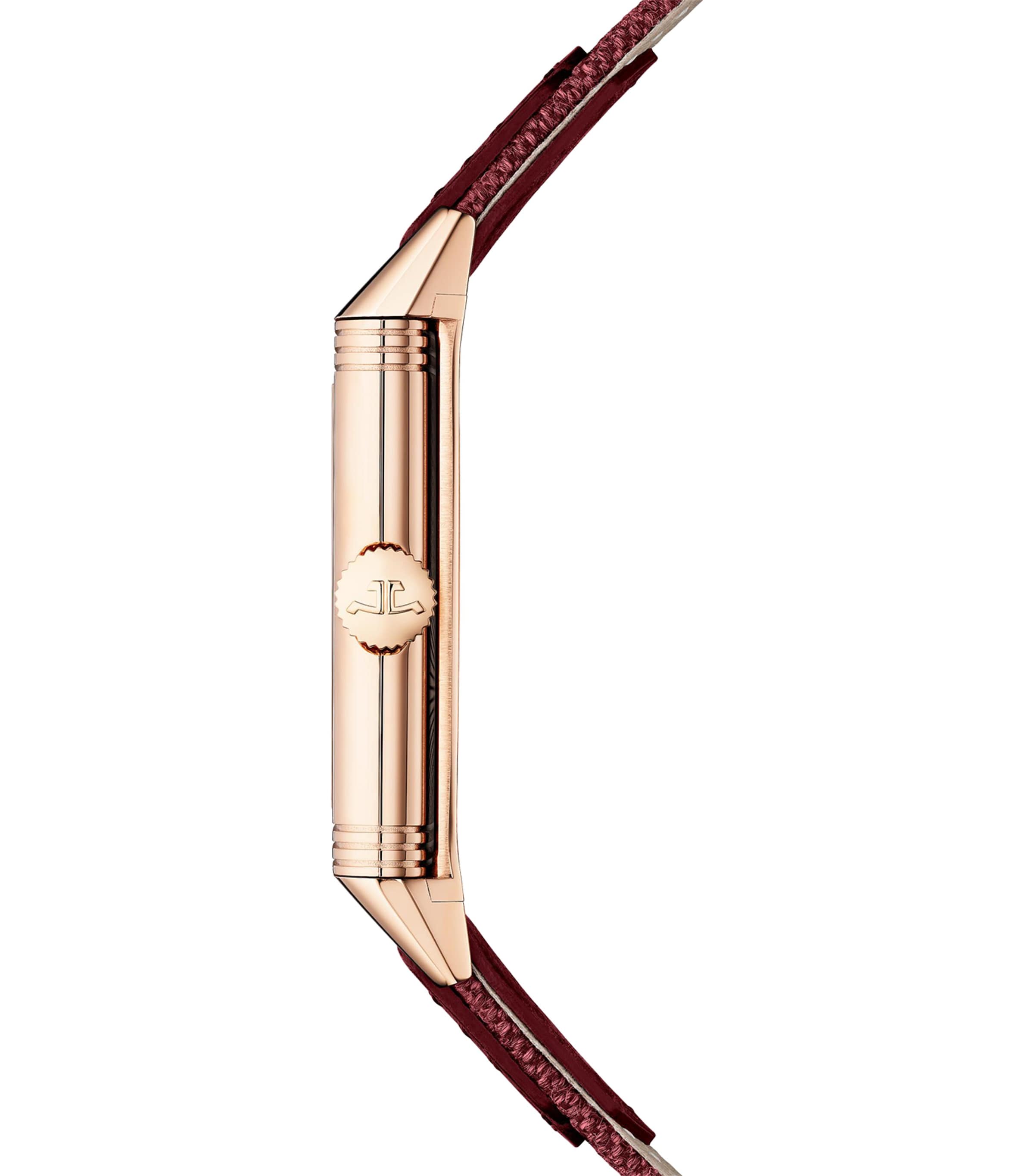 Rose Gold Reverso Tribute Small Seconds Watch 27.4mm PINK GOLD Image 3