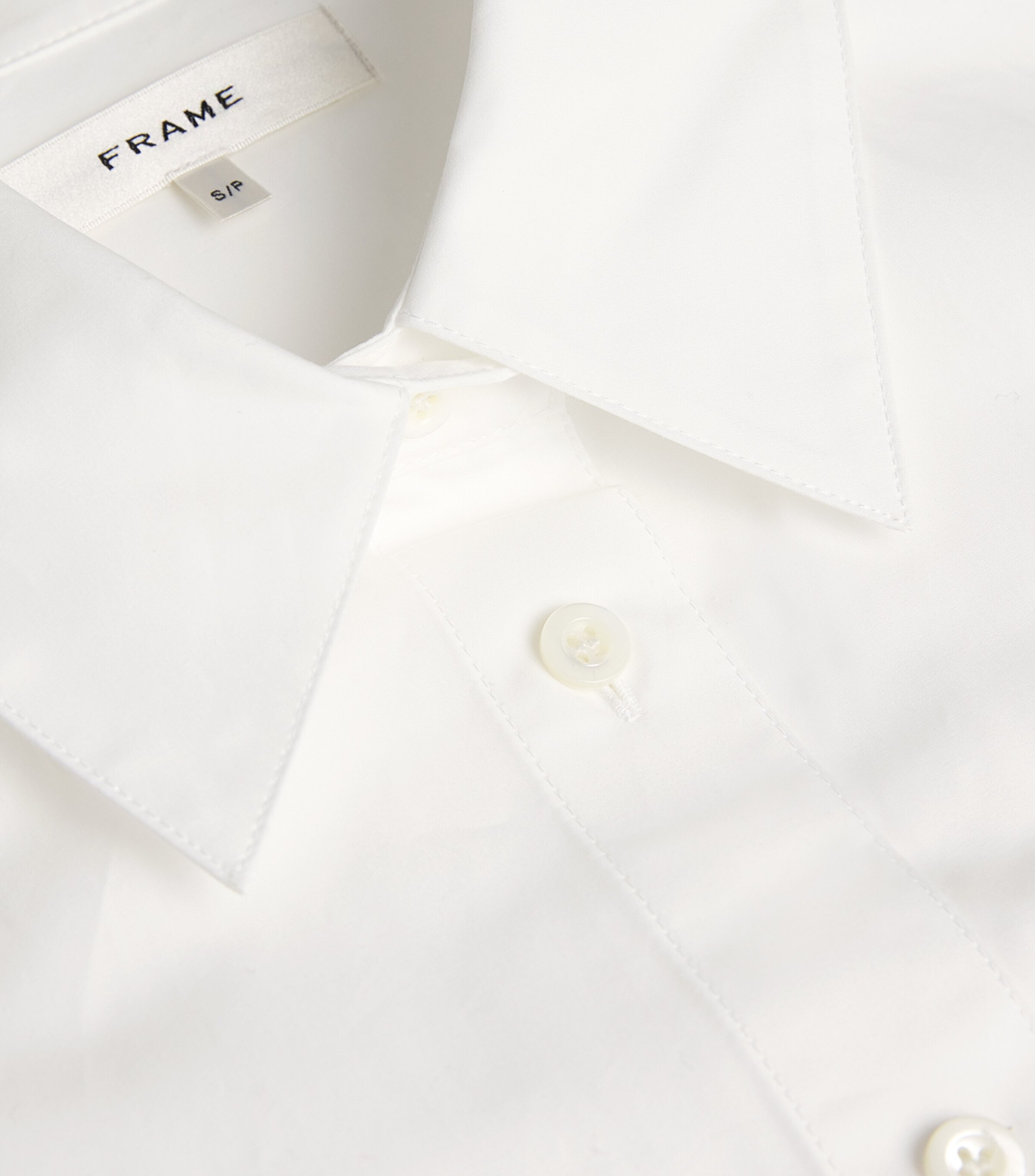 Cotton Shirt Mini Dress WHITE Image 5