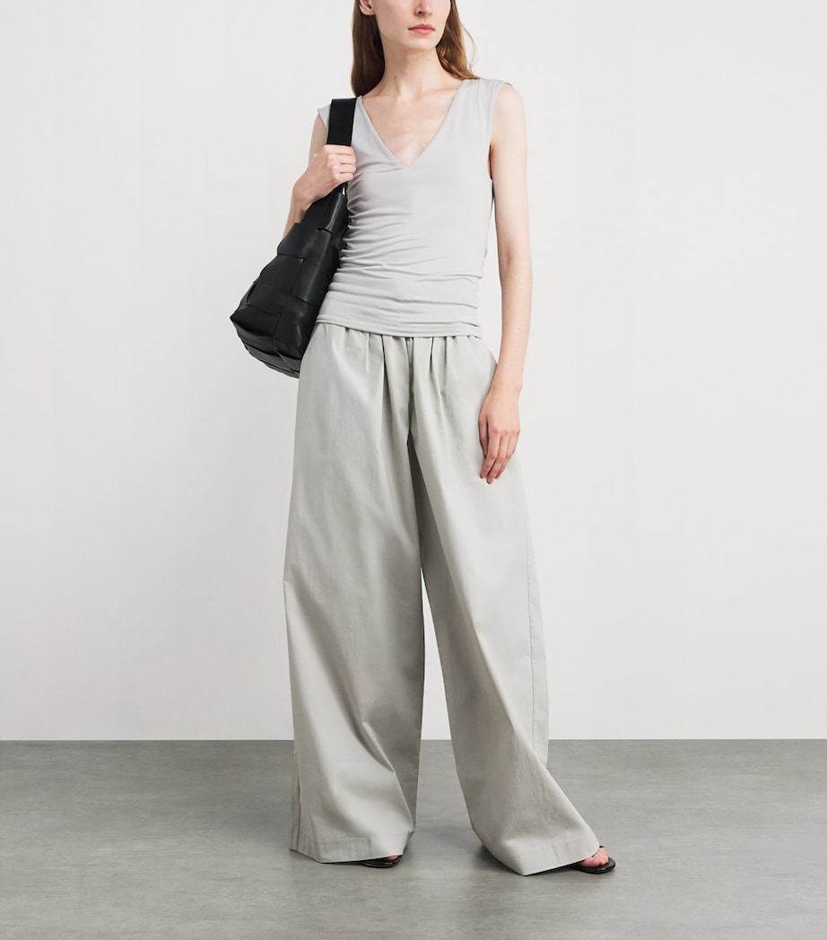 90s V-Neck Top SILVER Image 2