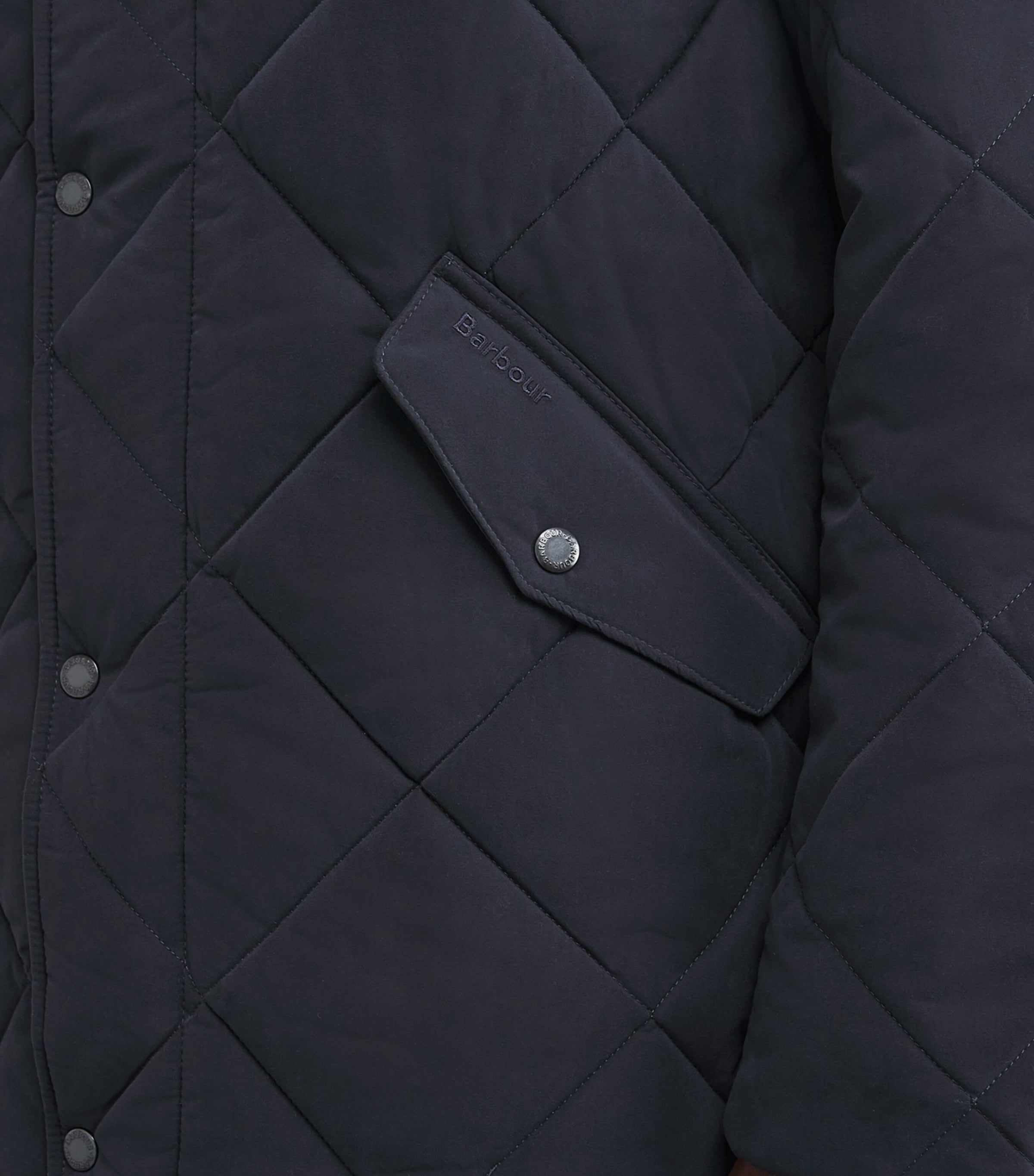 Winter Chelsea Quilted Jacket DK NAVY/MIDNIGHT OAK Image 6