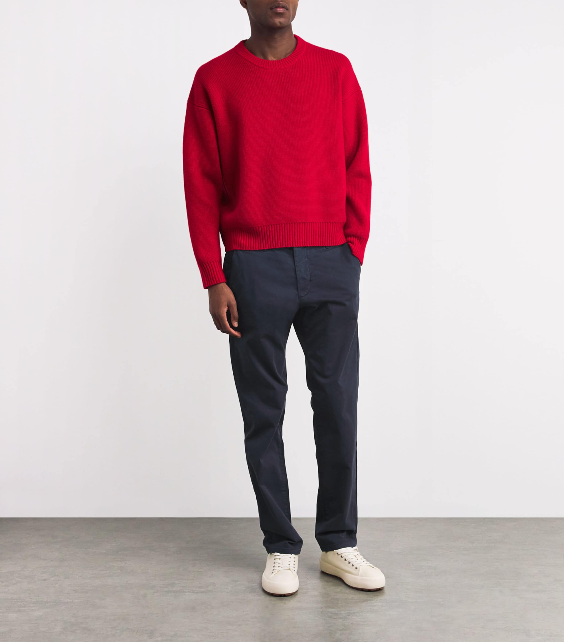 Stretch-Cotton Vincent Chinos DEEP ANCHOR Image 2