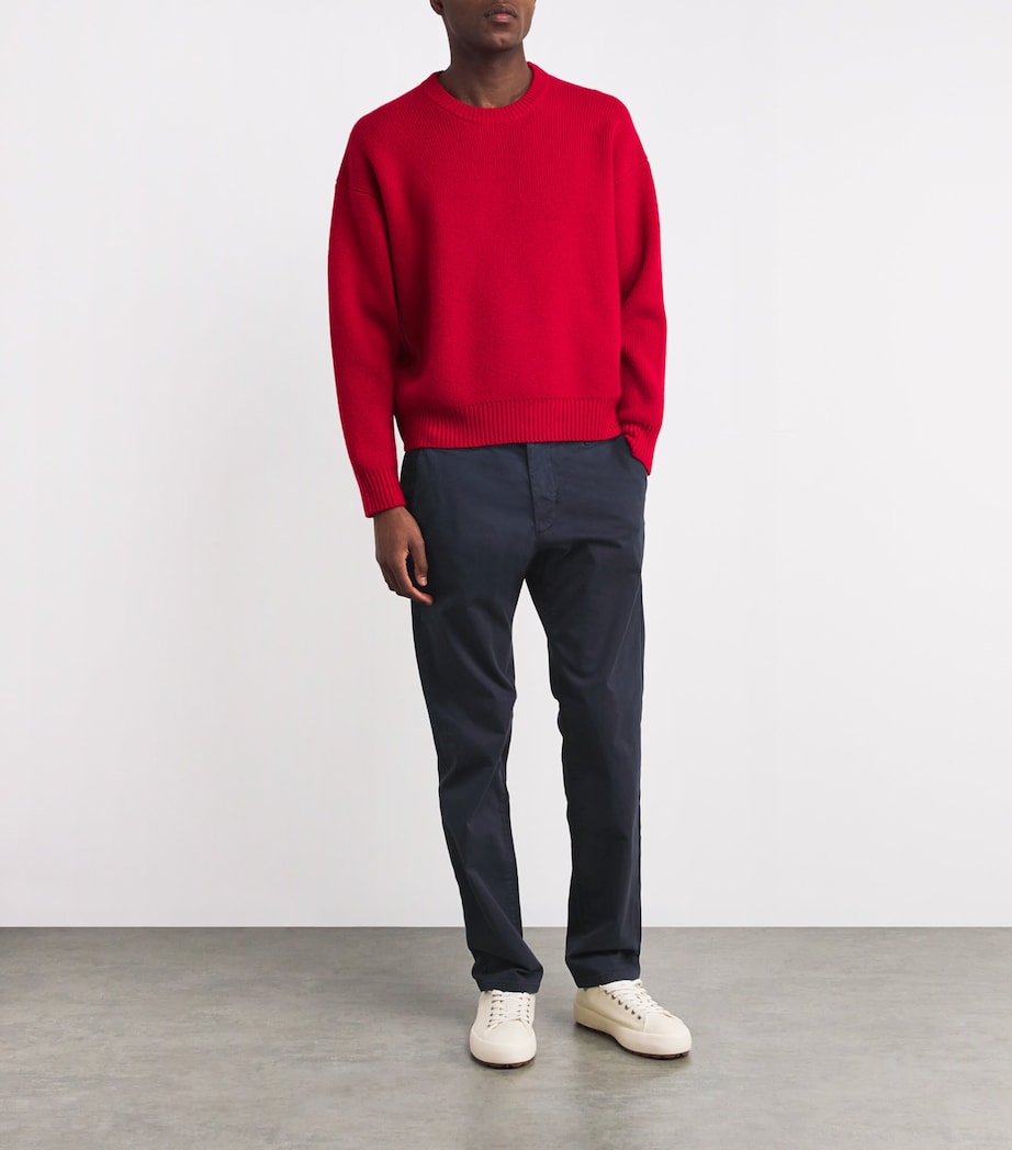 Stretch-Cotton Vincent Chinos DEEP ANCHOR Image 2