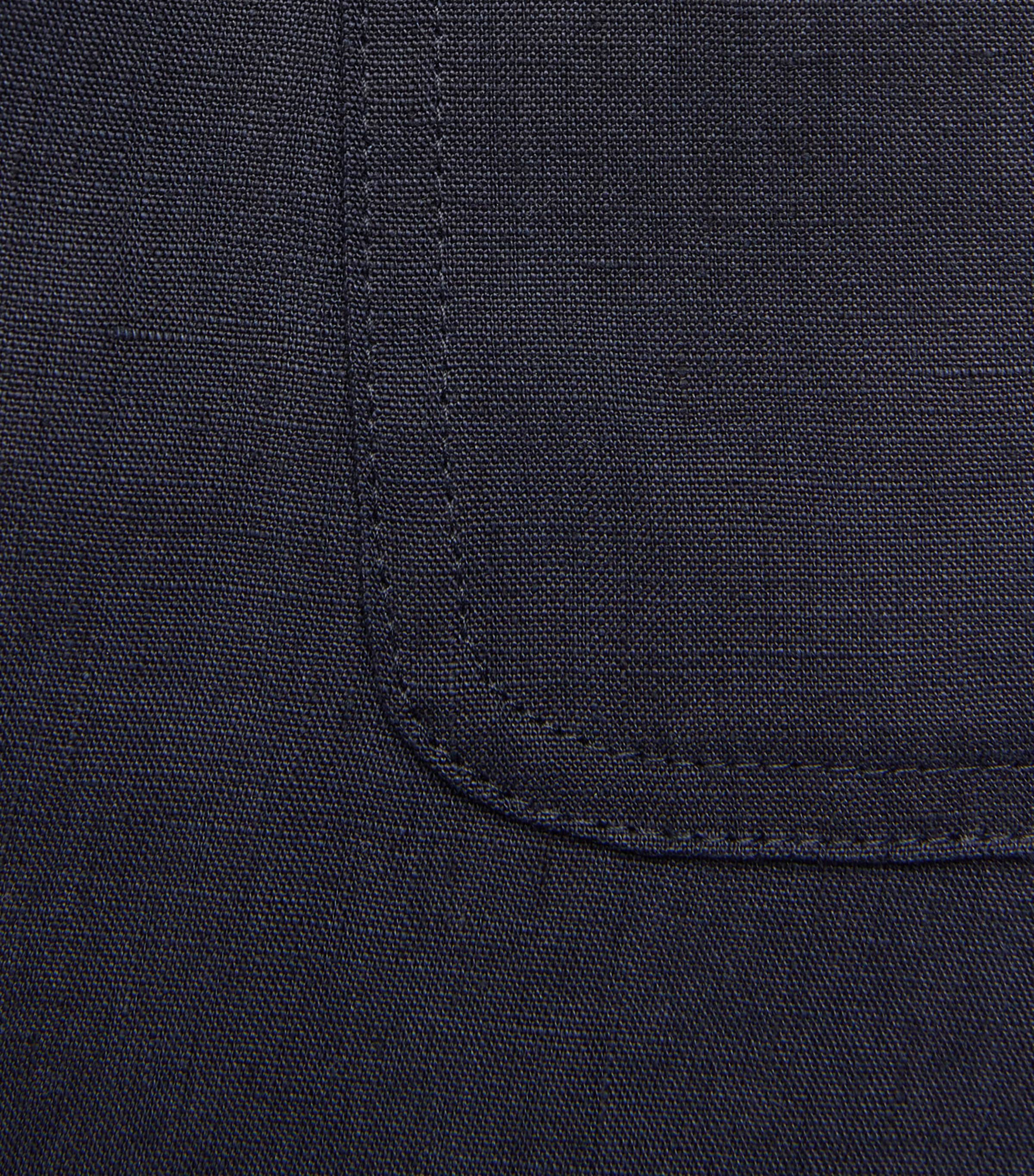 Paul Smith Mens Linen Chino Shorts Dark Navy Image 6