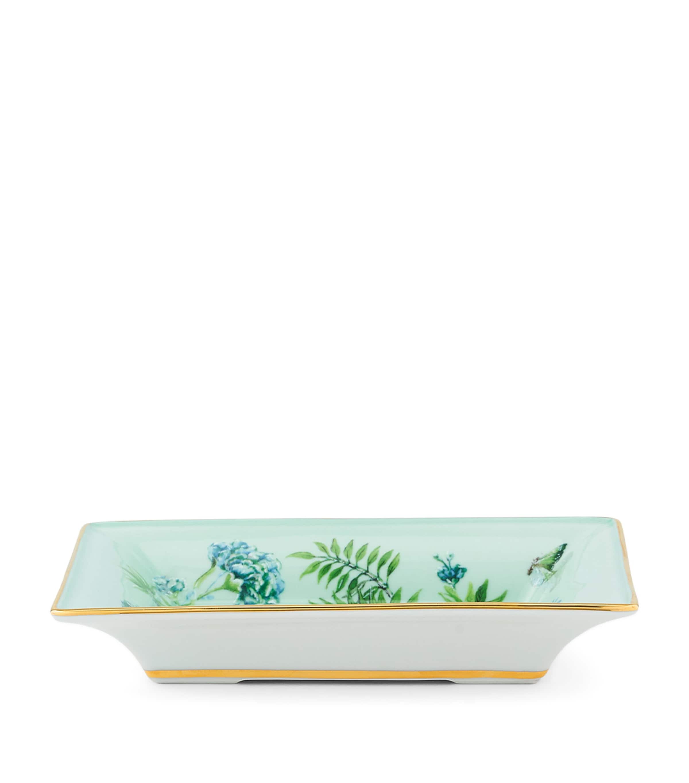 Secret Garden Rectangular Tray (18cm) KELLY GREEN Image 2