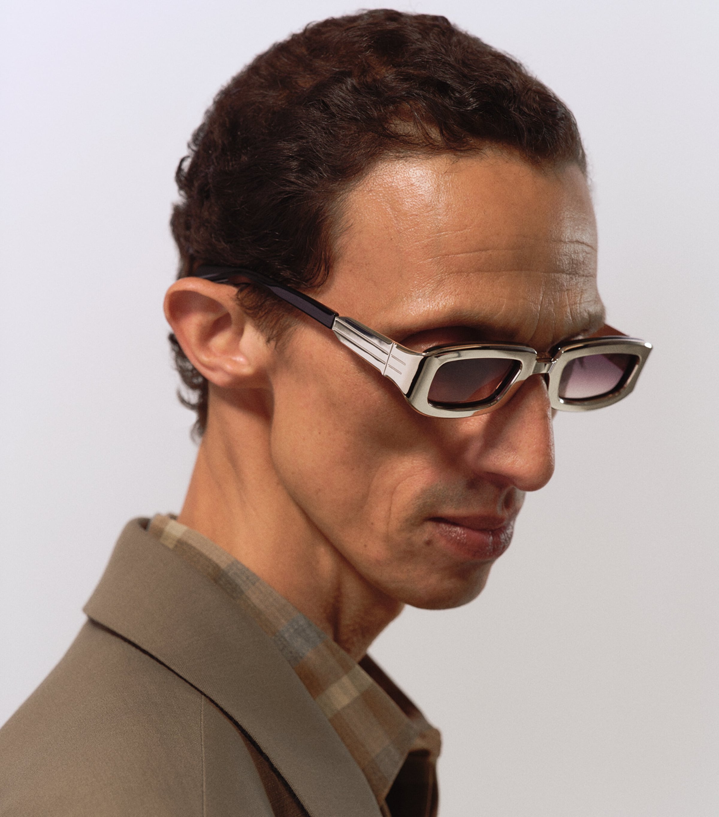 Jacques Marie Mage Titanium Ryder Sunglasses Silver Image 2