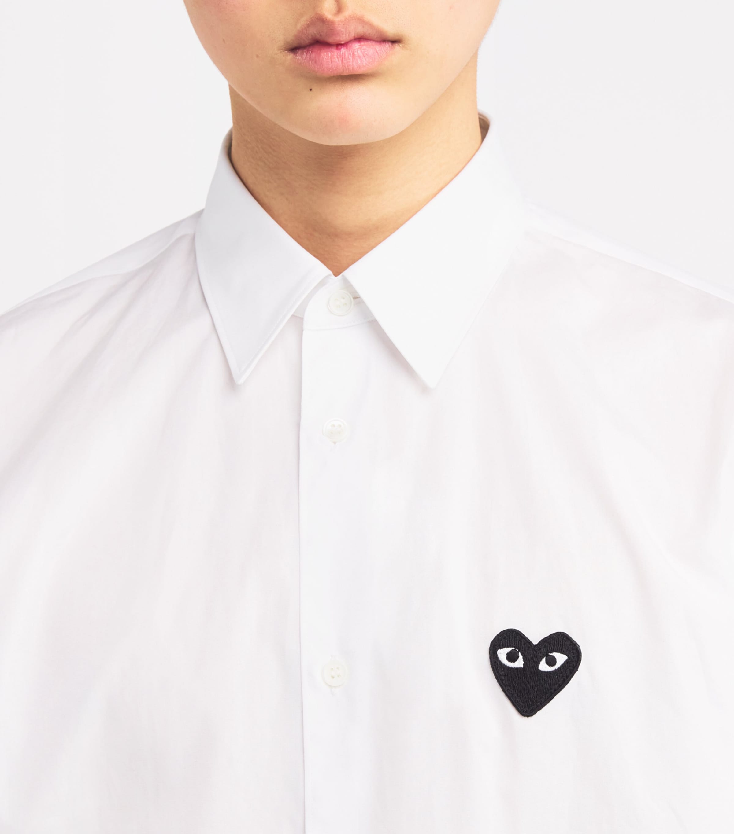 Long-Sleeve Heart Shirt WHITE Image 6