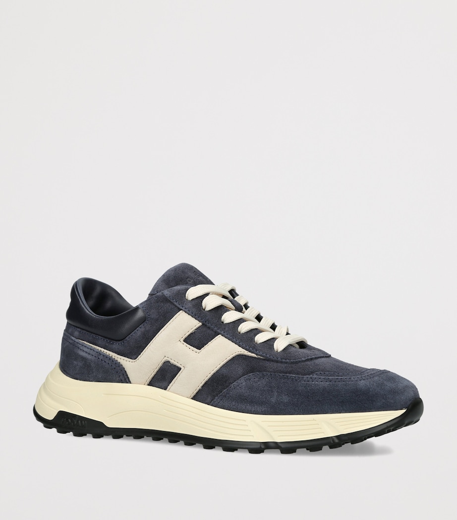 Hogan Suede Hyperlight Sneakers White/navy Image 2