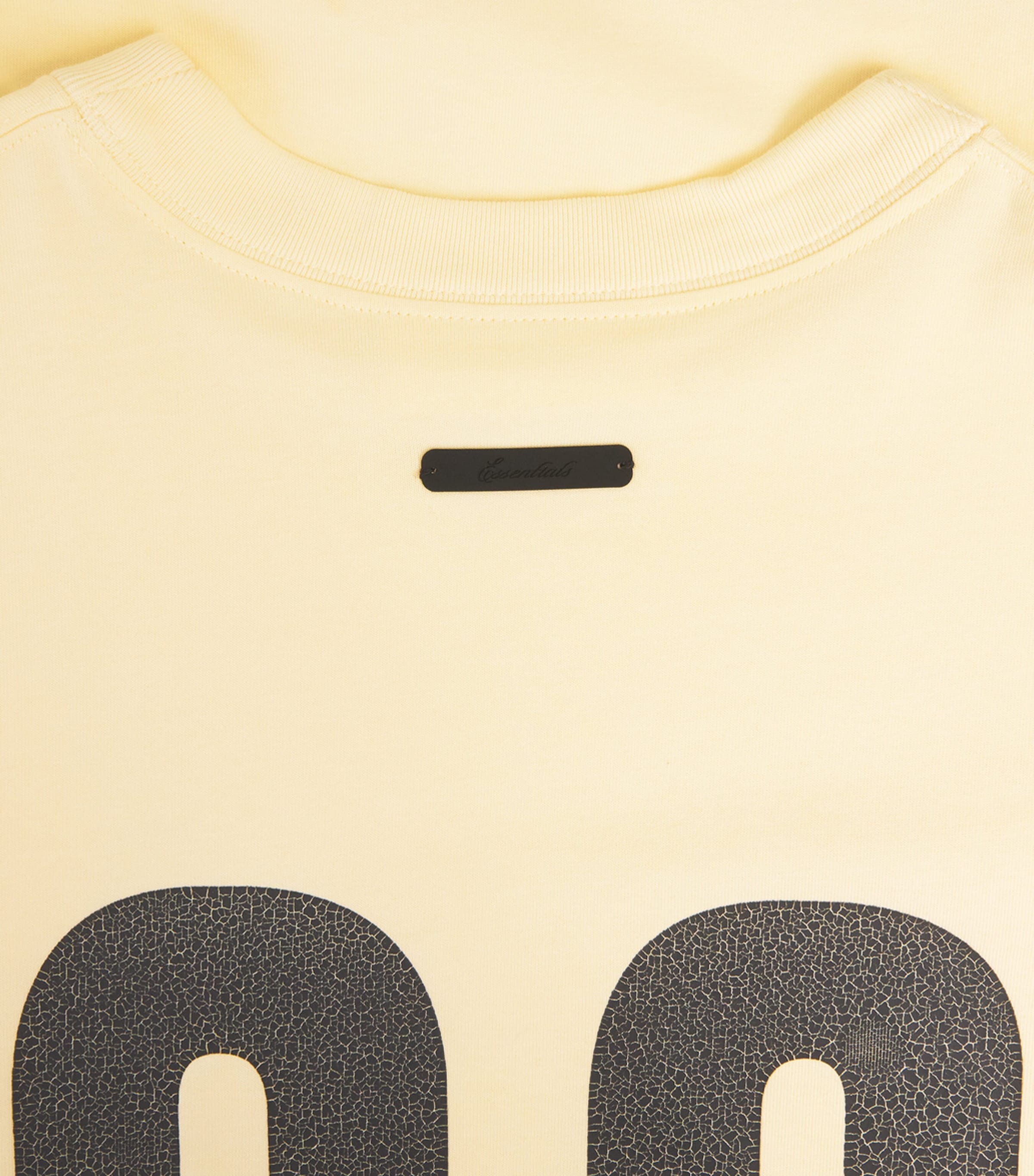 FEAR OF GOD ESSENTIALS Mens Cotton Merch Long-Sleeve T-Shirt Chalk Image 6