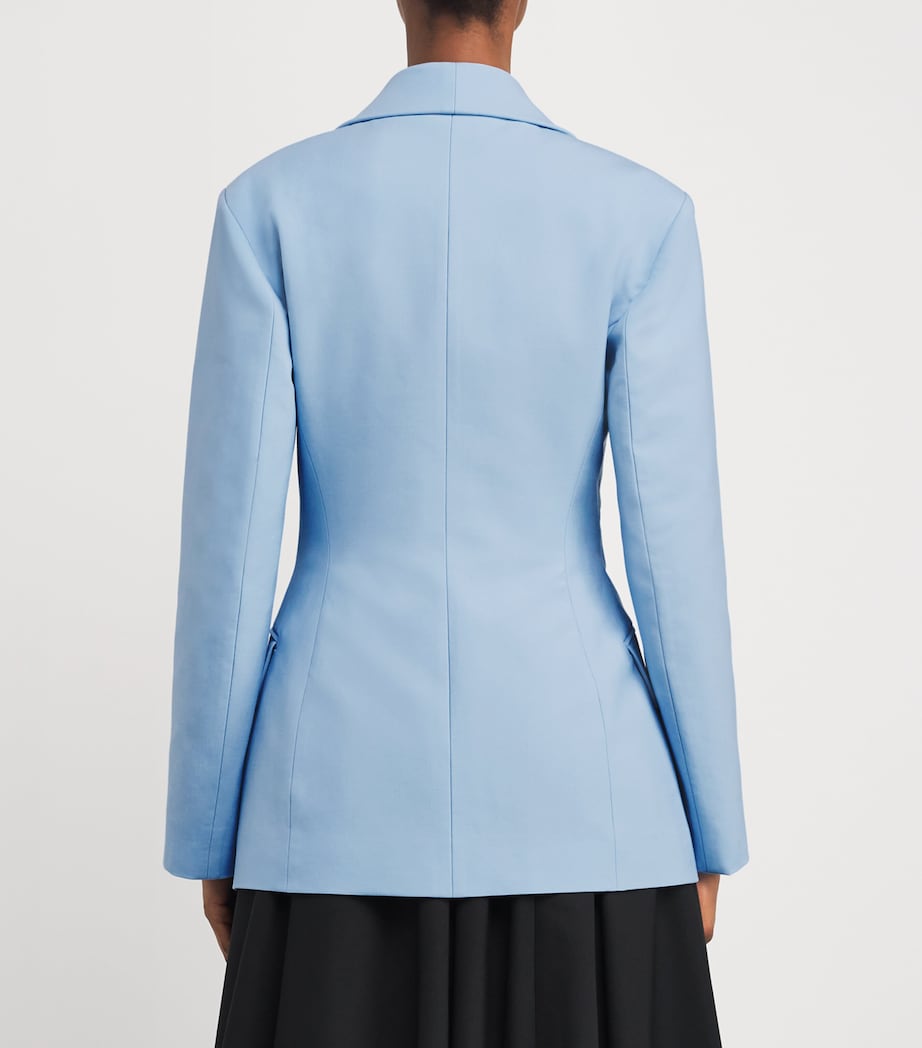 Single-Breasted Blazer DUCK EGG Image 4