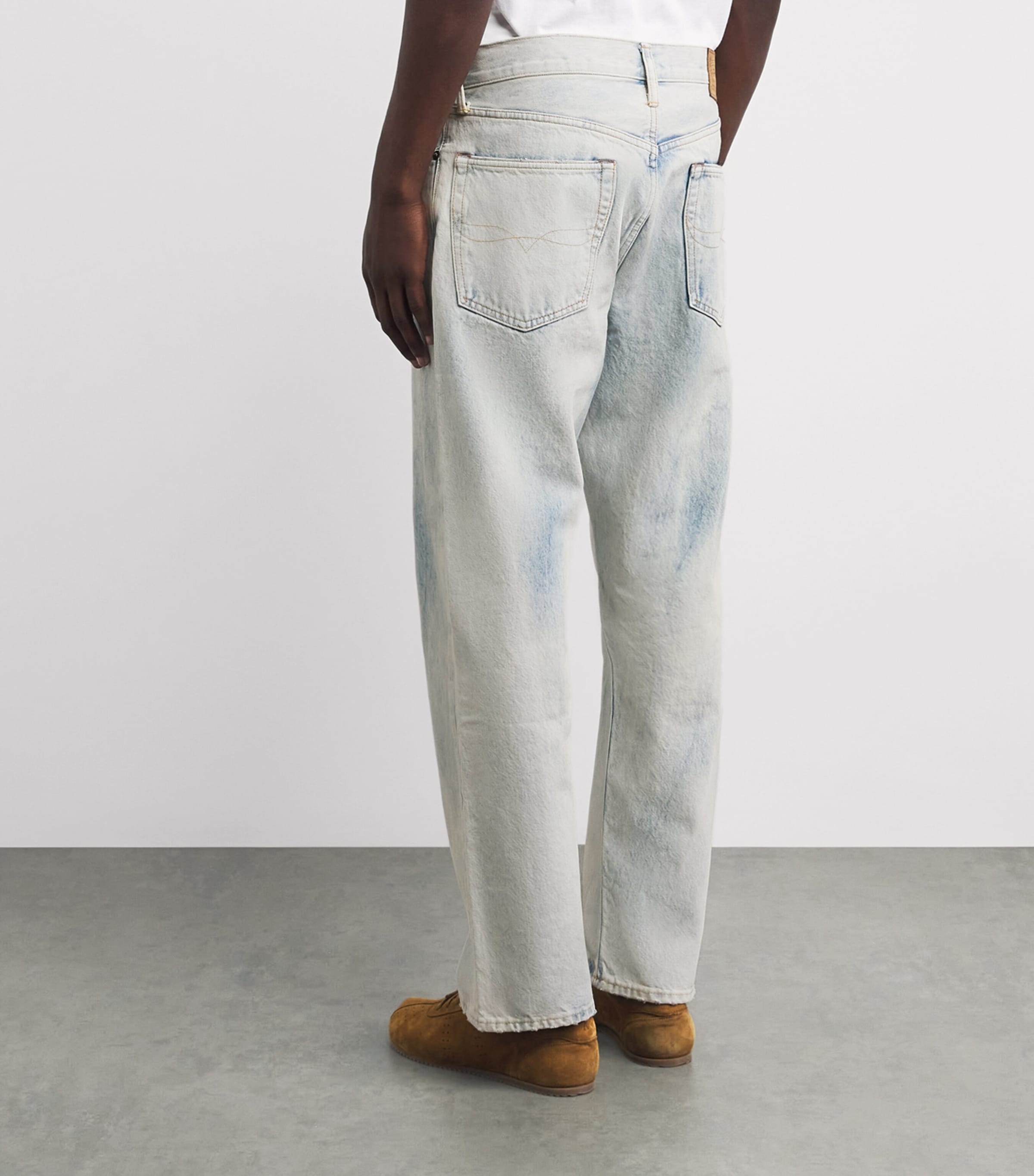 Polo Ralph Lauren Mens Washed Straight Jeans Waterside Image 5