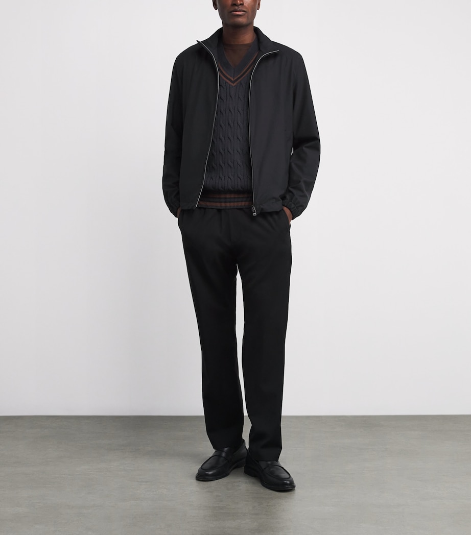 Two-Way Zip Jacket 9300 BLACK Image 2