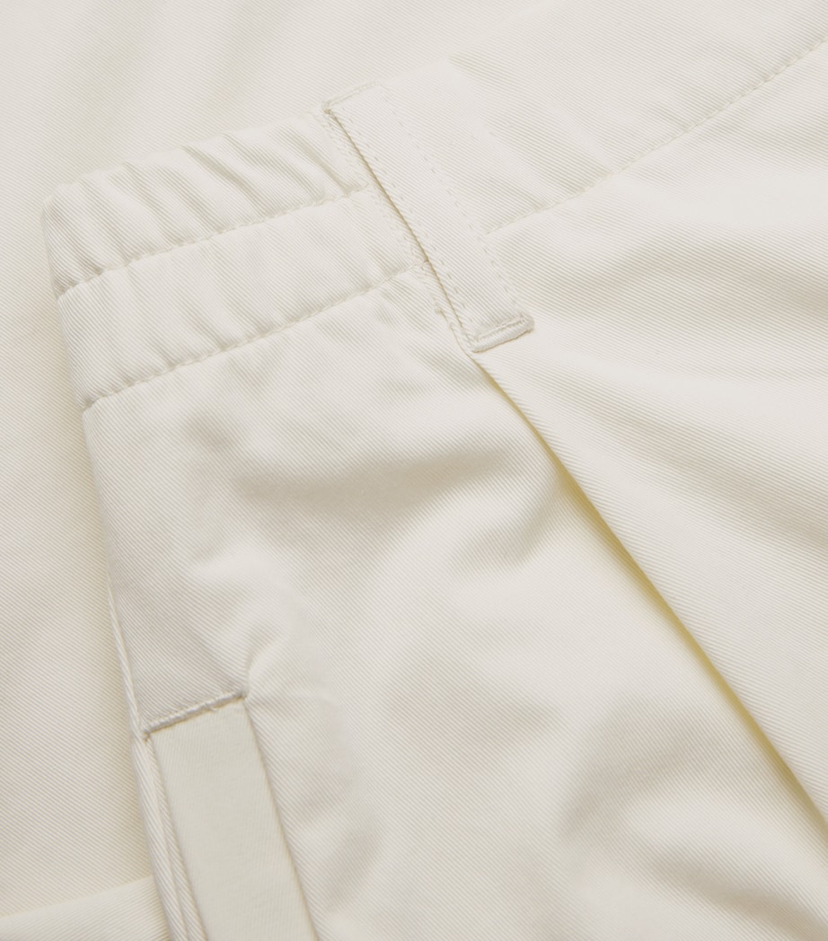 Stretch-Cotton Straight Sanctuary Trousers IVORY COTTON TWILL Image 5