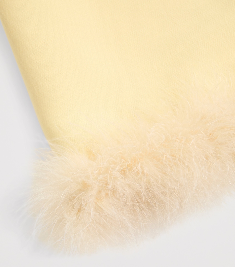 Virgin Wool-Silk Trimmed Midi Skirt 27C Image 6