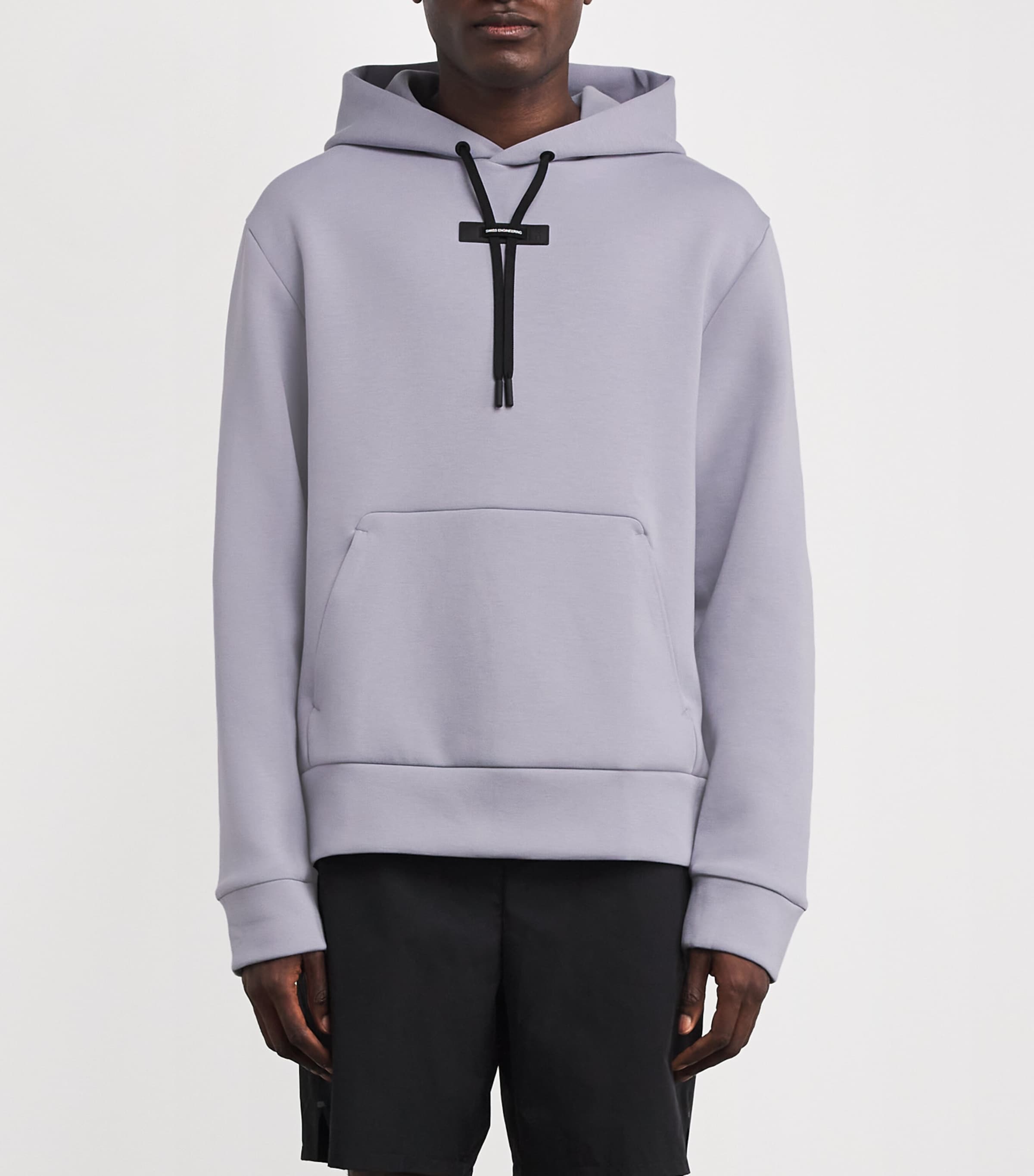 Cotton-Blend Focus Tech Hoodie LILAC Image 3