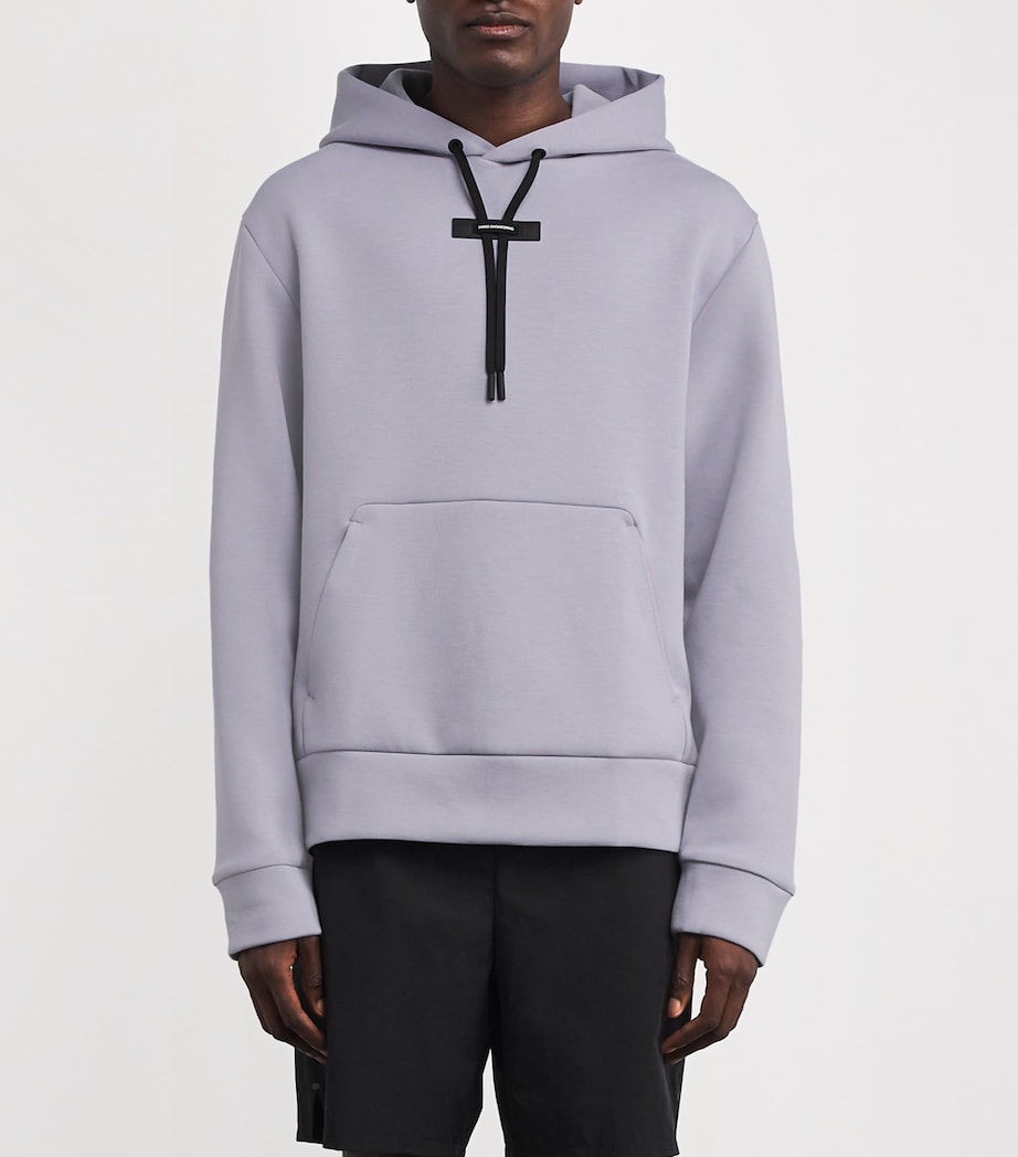 Cotton-Blend Focus Tech Hoodie LILAC Image 3