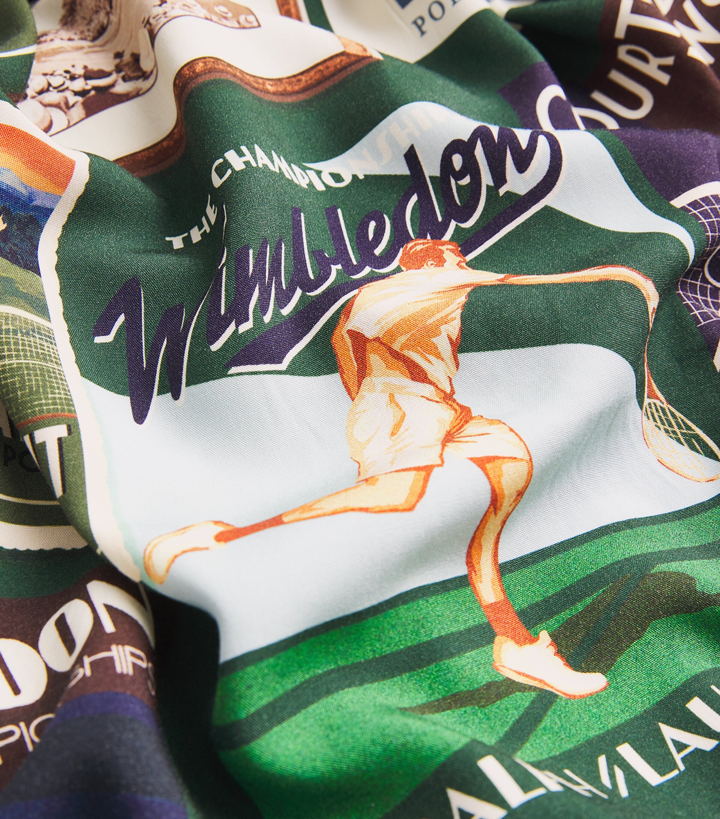 Polo Ralph Lauren Mens x Wimbledon Graphic Cuban Shirt Image 5