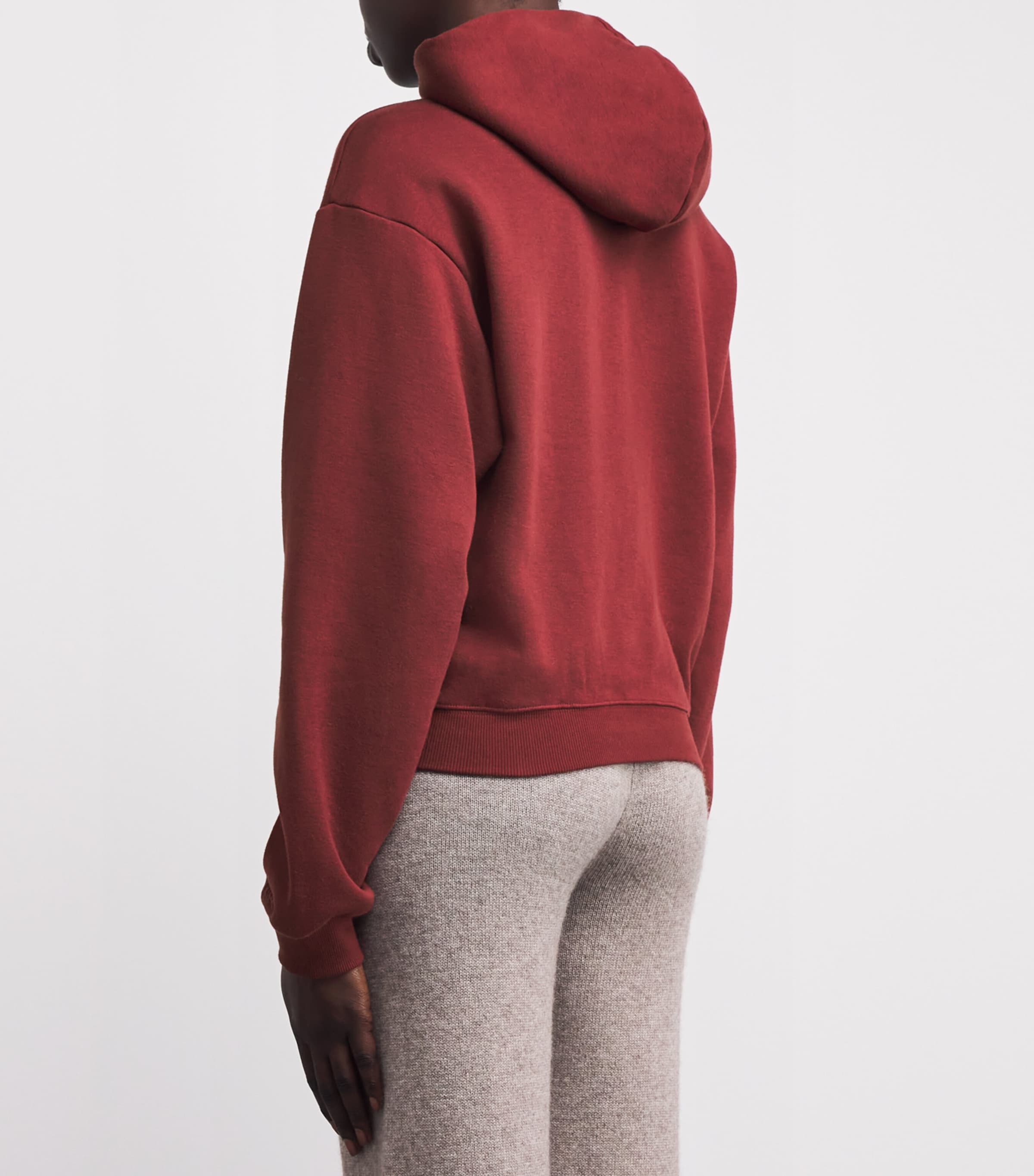 Fleece Classic Hoodie MERLOT Image 4