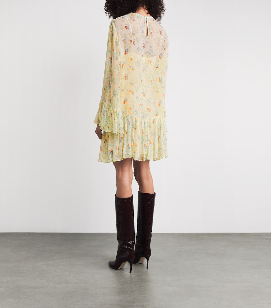 Ulla Johnson Womens Silk Emmeline Mini Dress Moon Petal Image 4