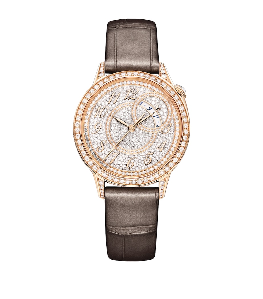 Rose Gold and Diamond Egérie Watch 35mm RED GOLD Image 11