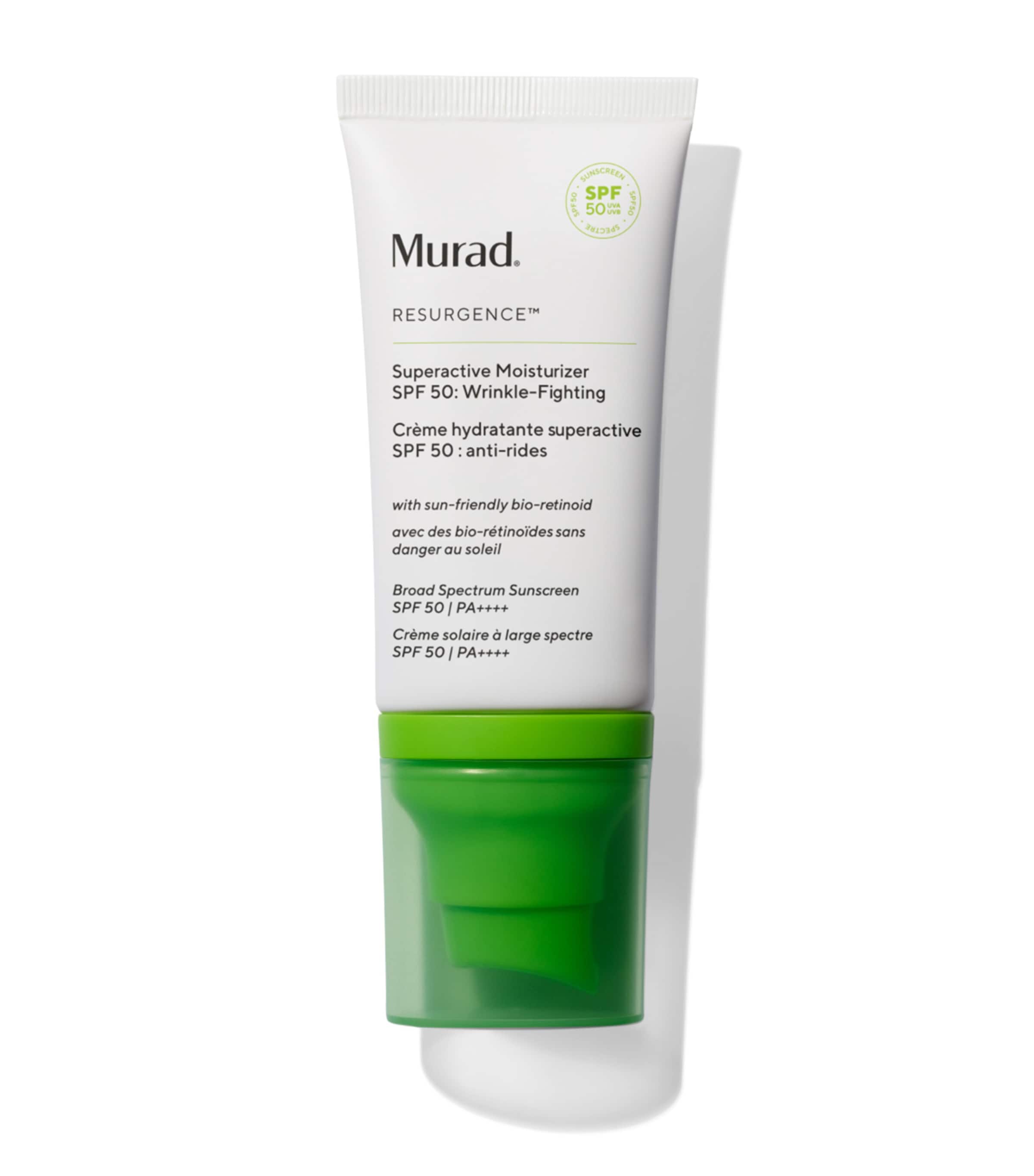Murad Superactive Moisturizer Spf 50: Wrinkle-fighting