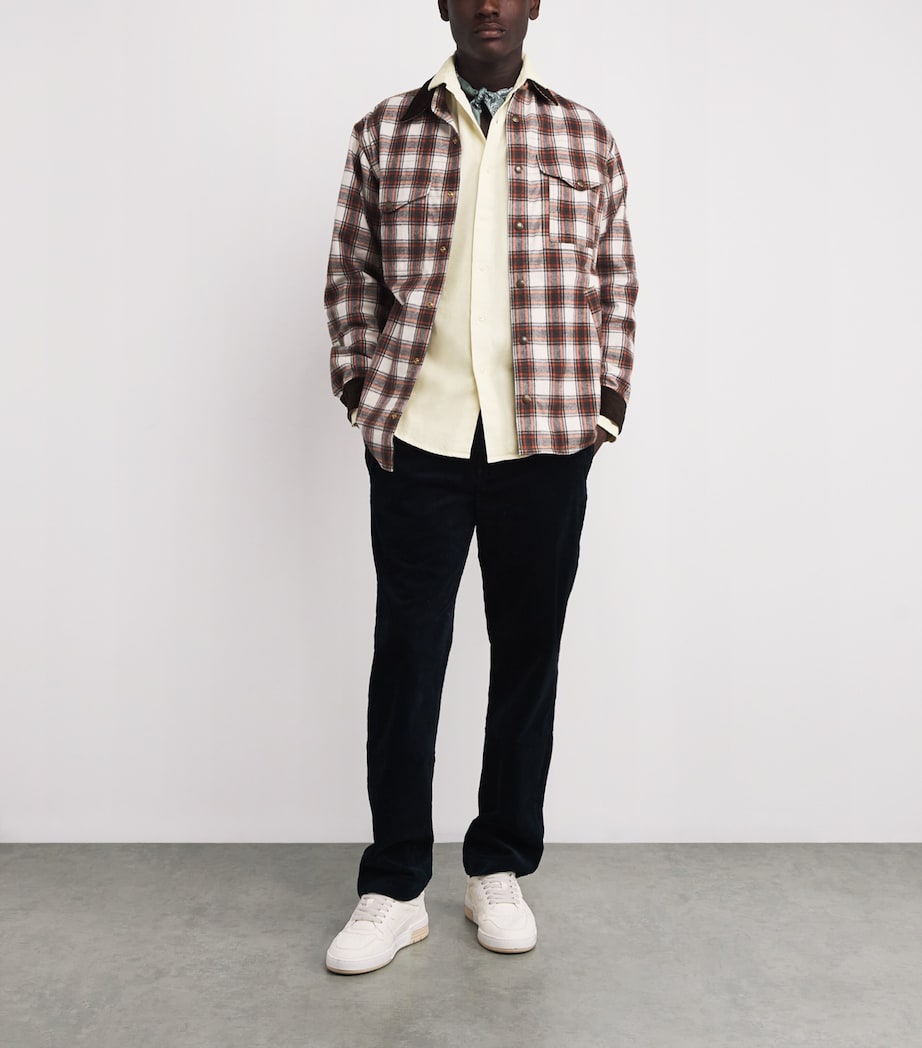 Cotton Corduroy Logo Shirt NATURAL Image 2