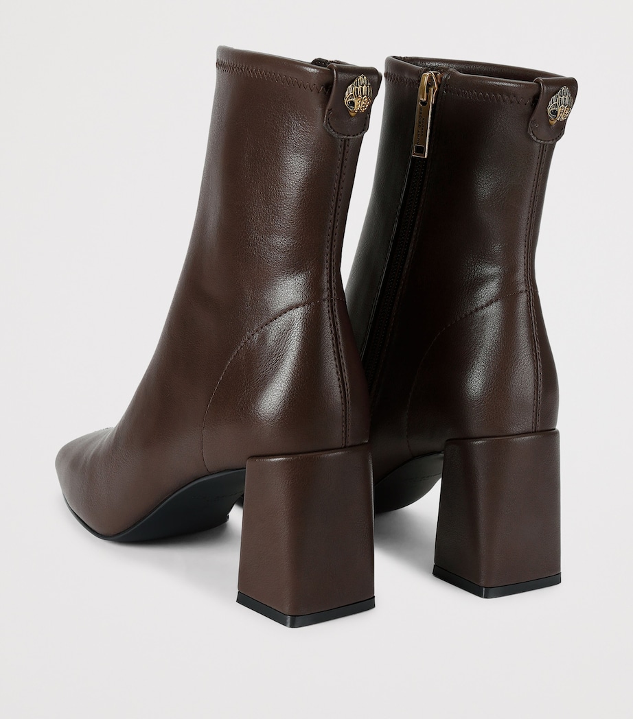 Kurt Geiger London Grove Ankle Boots 80 Dark Brown Image 3