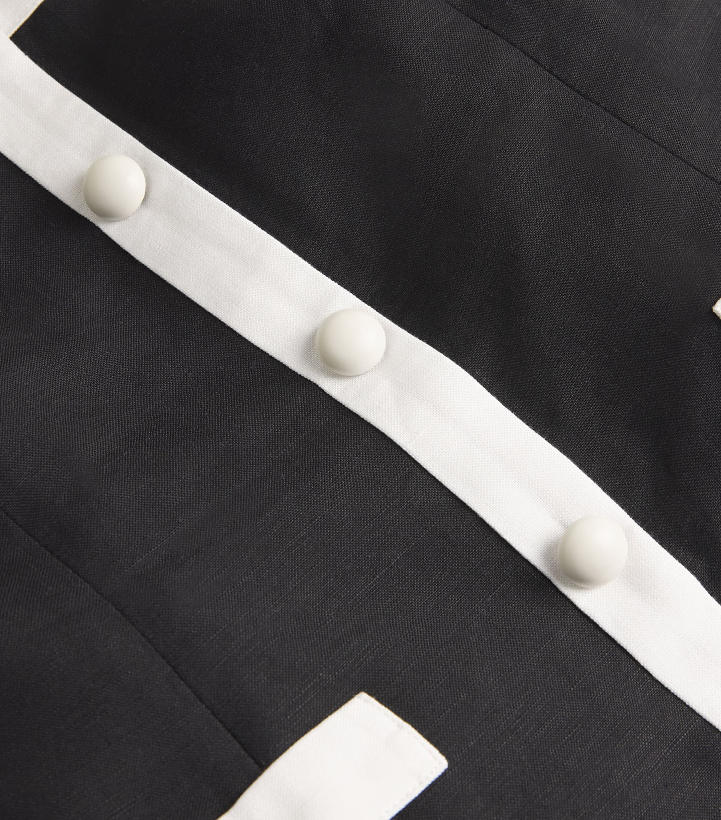 Linen-Blend Eleanor Cami Top BLACK MULTI Image 5