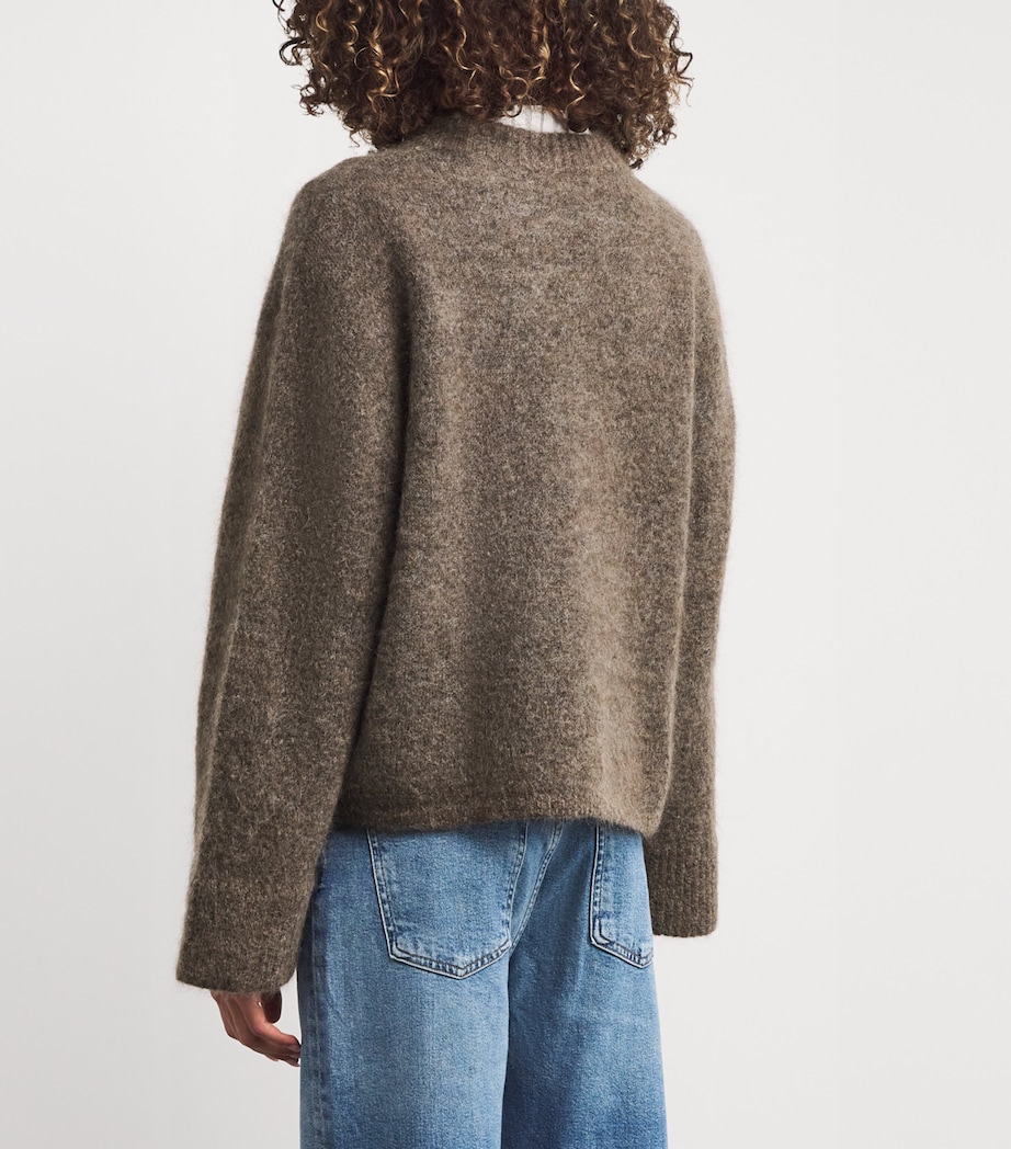 Mohair-Blend Niclas Sweater BROWN Image 4