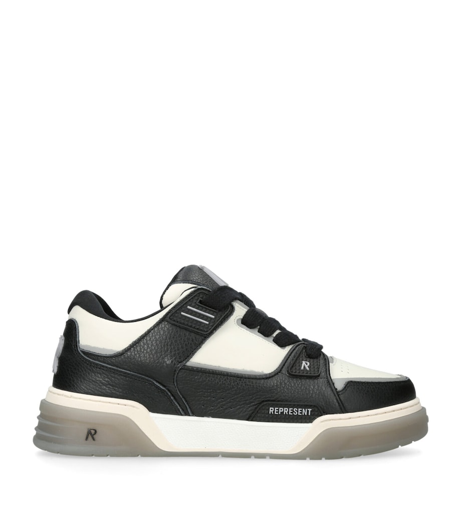 Leather Studio Sneakers BLK/WHITE Image 1