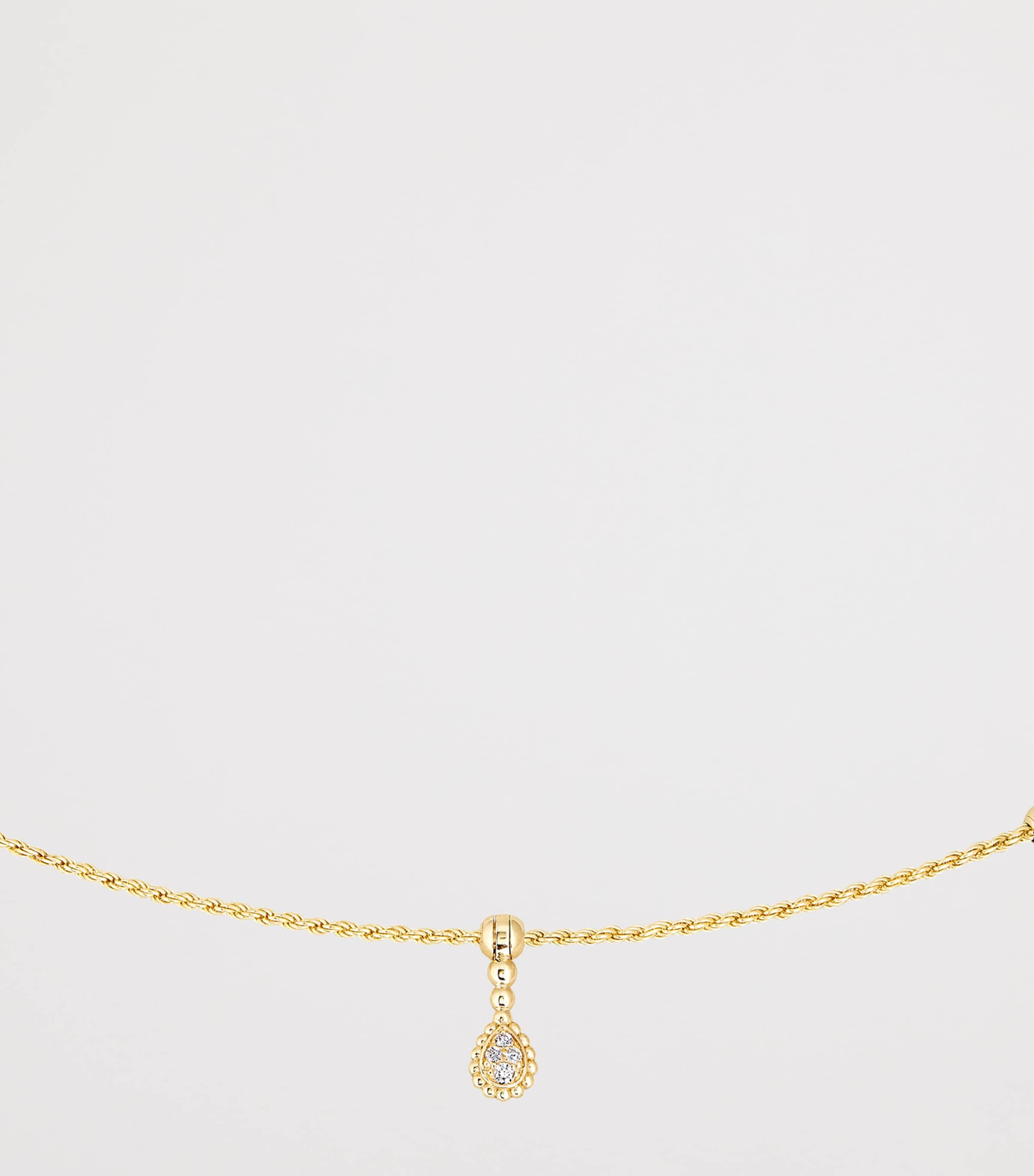 Boucheron Yellow Gold and Diamond Serpent Bohème Droplet Necklace Yellow Gold Image 4