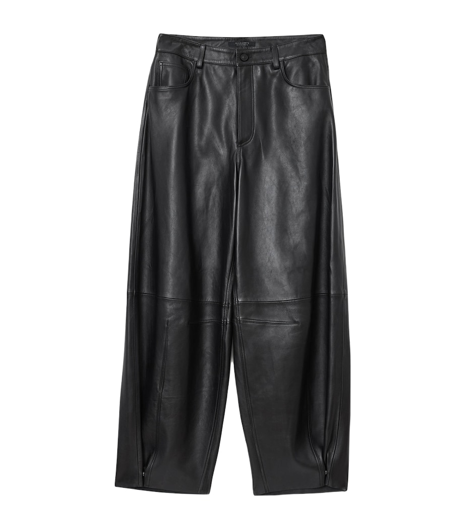 Leather Jett Lea Trousers BLACK Image 1