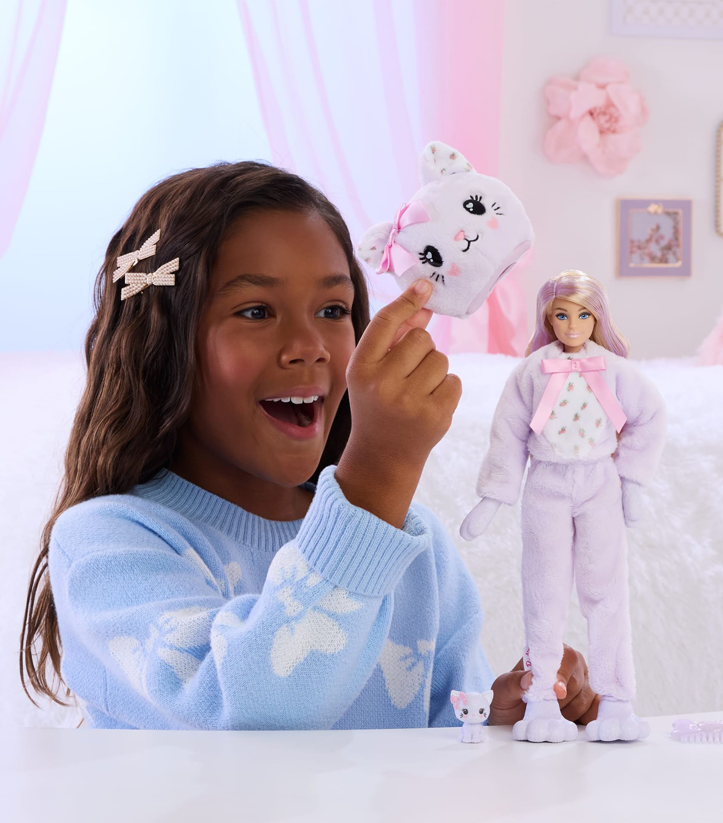 Barbie Barbie Cutie Reveal Kitten Doll Image 2