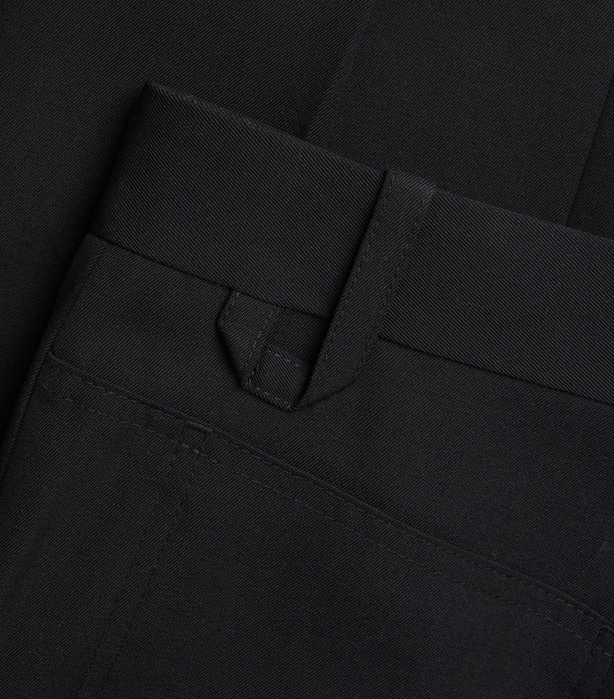 Wool Norma Tailored Trousers 990 BLACK Image 5