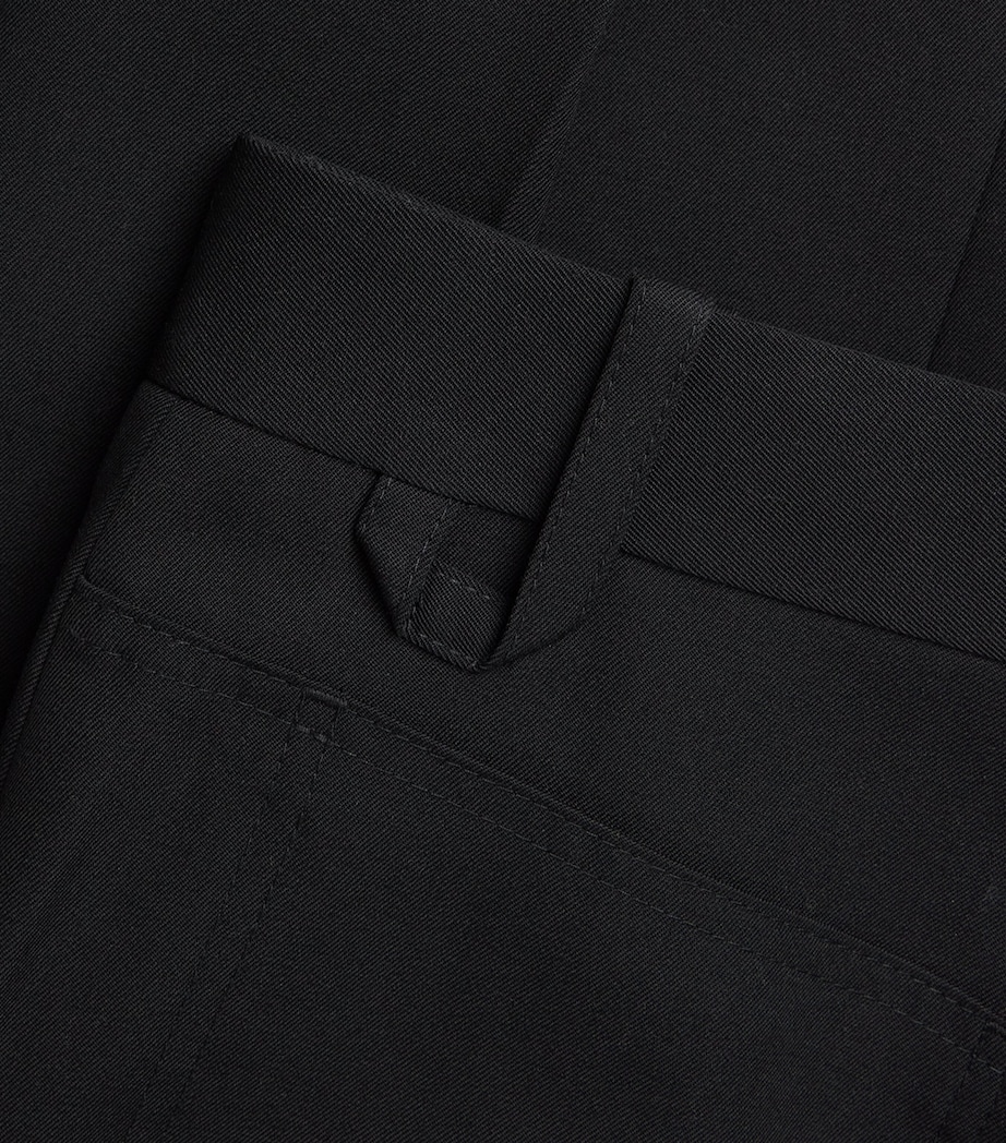 Wool Norma Tailored Trousers 990 BLACK Image 5