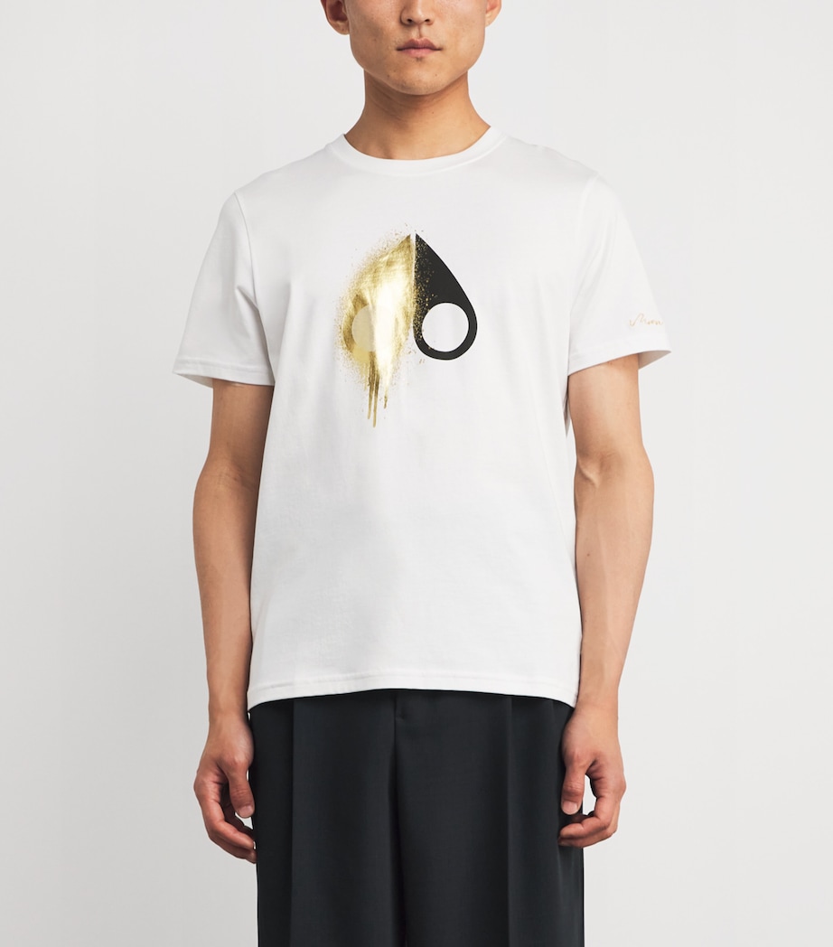 Cotton Logo Augustine T-Shirt WHITE - 160 Image 3