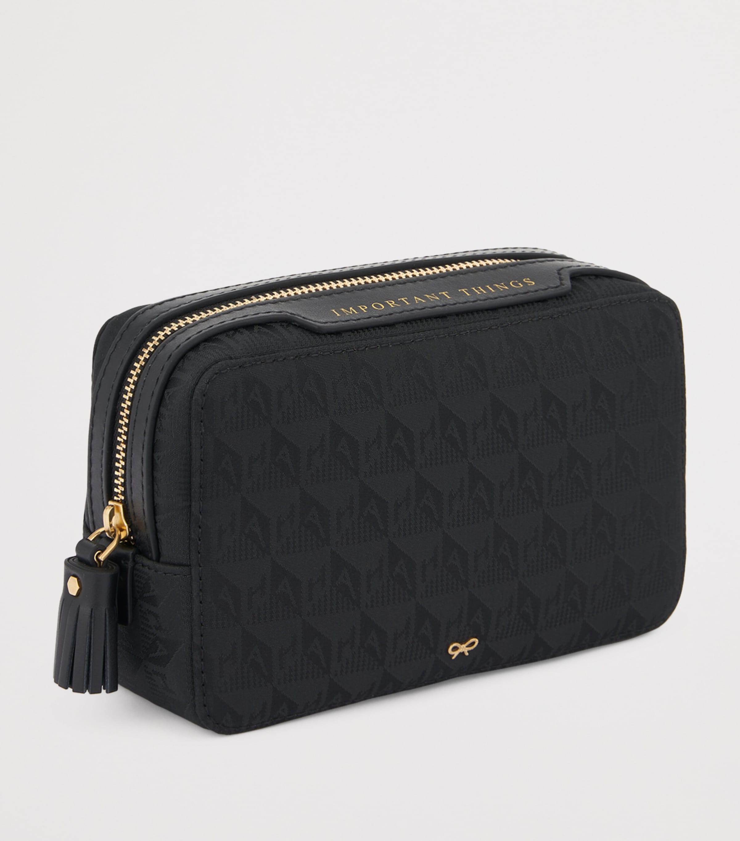 Jacquard Logo Important Things Pouch BLACK Image 3