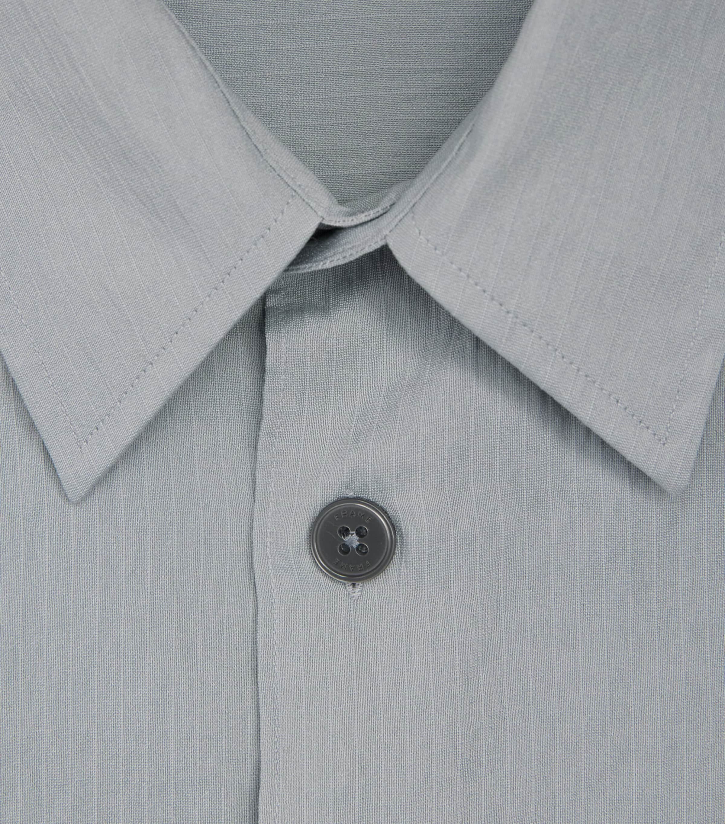 FRAME Mens Stripe Short-Sleeve Shirt Bgrs Image 6