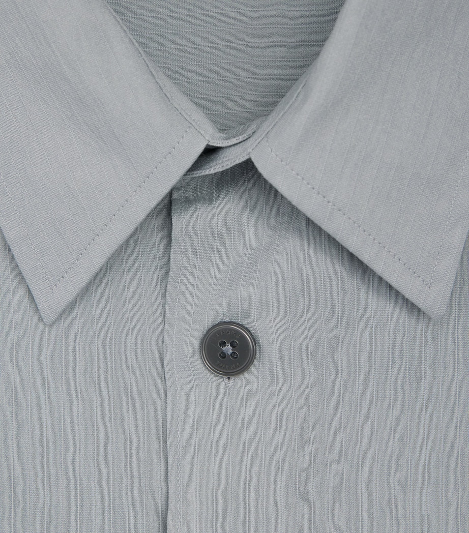 FRAME Mens Stripe Short-Sleeve Shirt Bgrs Image 6