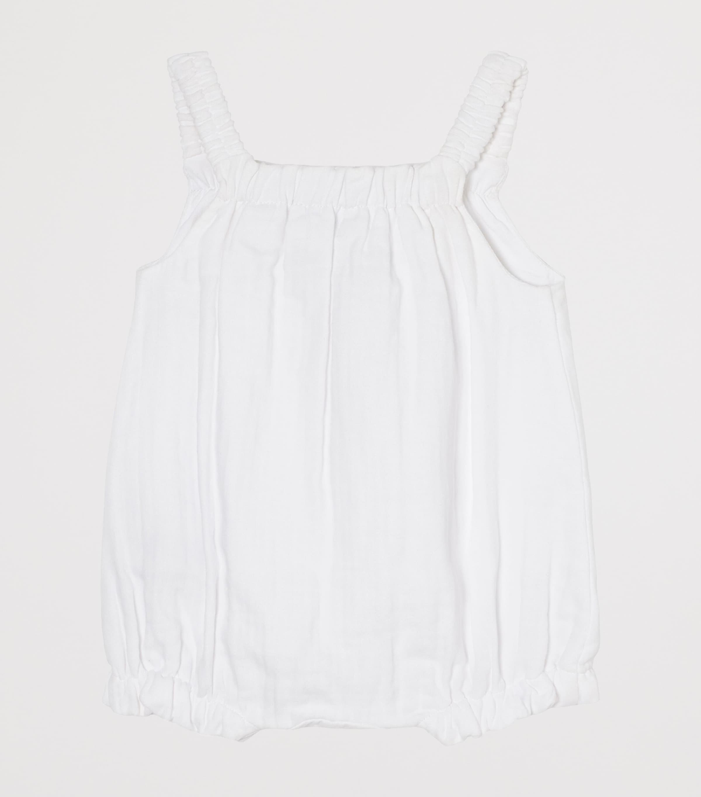 Burberry Kids Cotton Thomas Bear Playsuit and Hat Set (1-18 Months) White Image 3