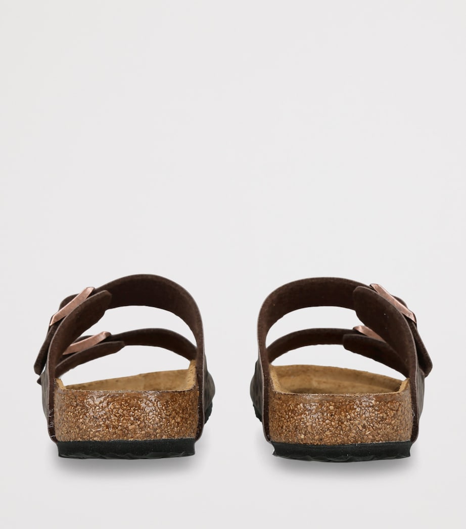 Birkenstock Kids Leather Arizona Leopard Sandals Brown/oth Image 2