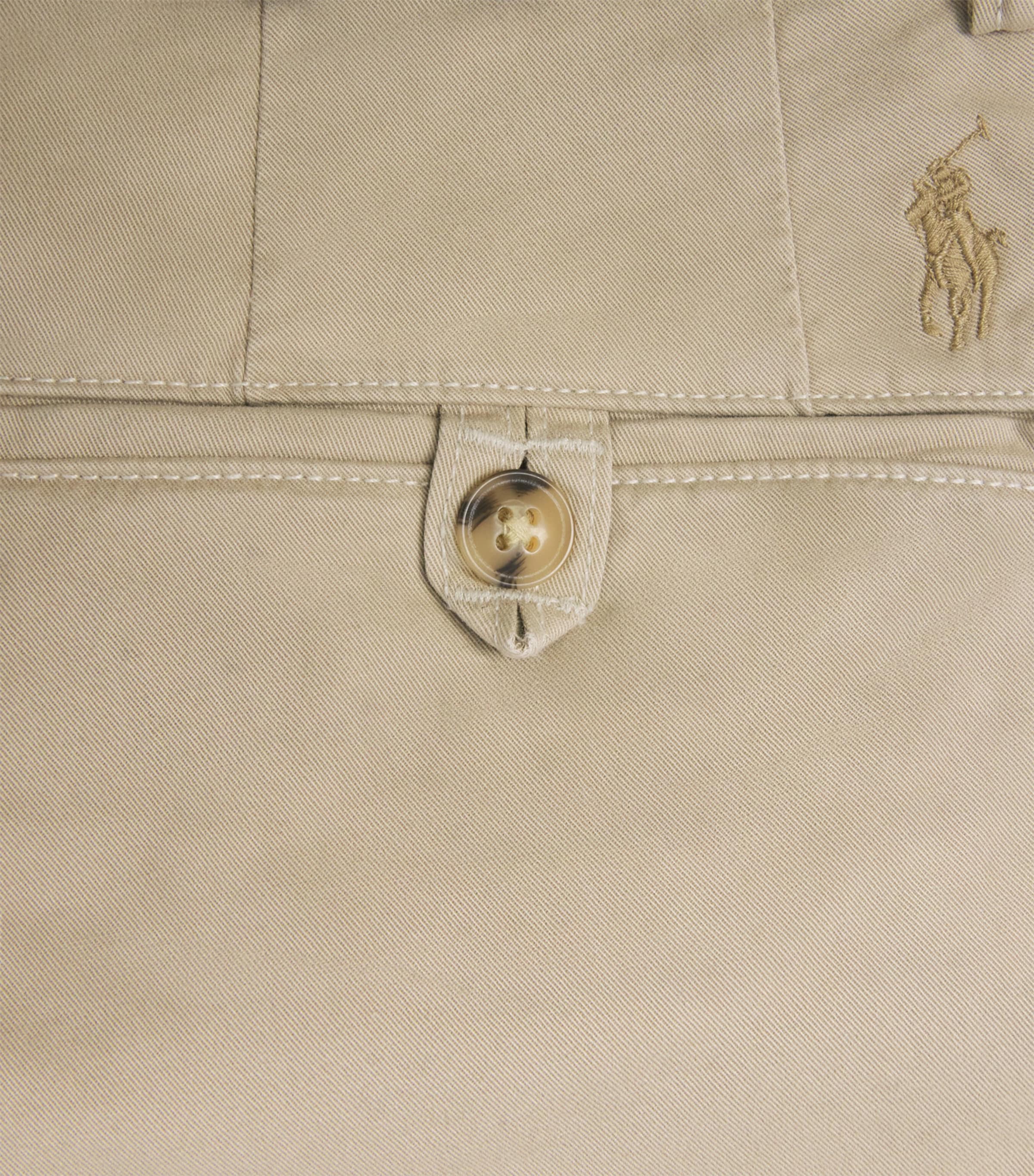 Polo Ralph Lauren Mens Stretch-Cotton Bedford Shorts Khaki Tan Image 6