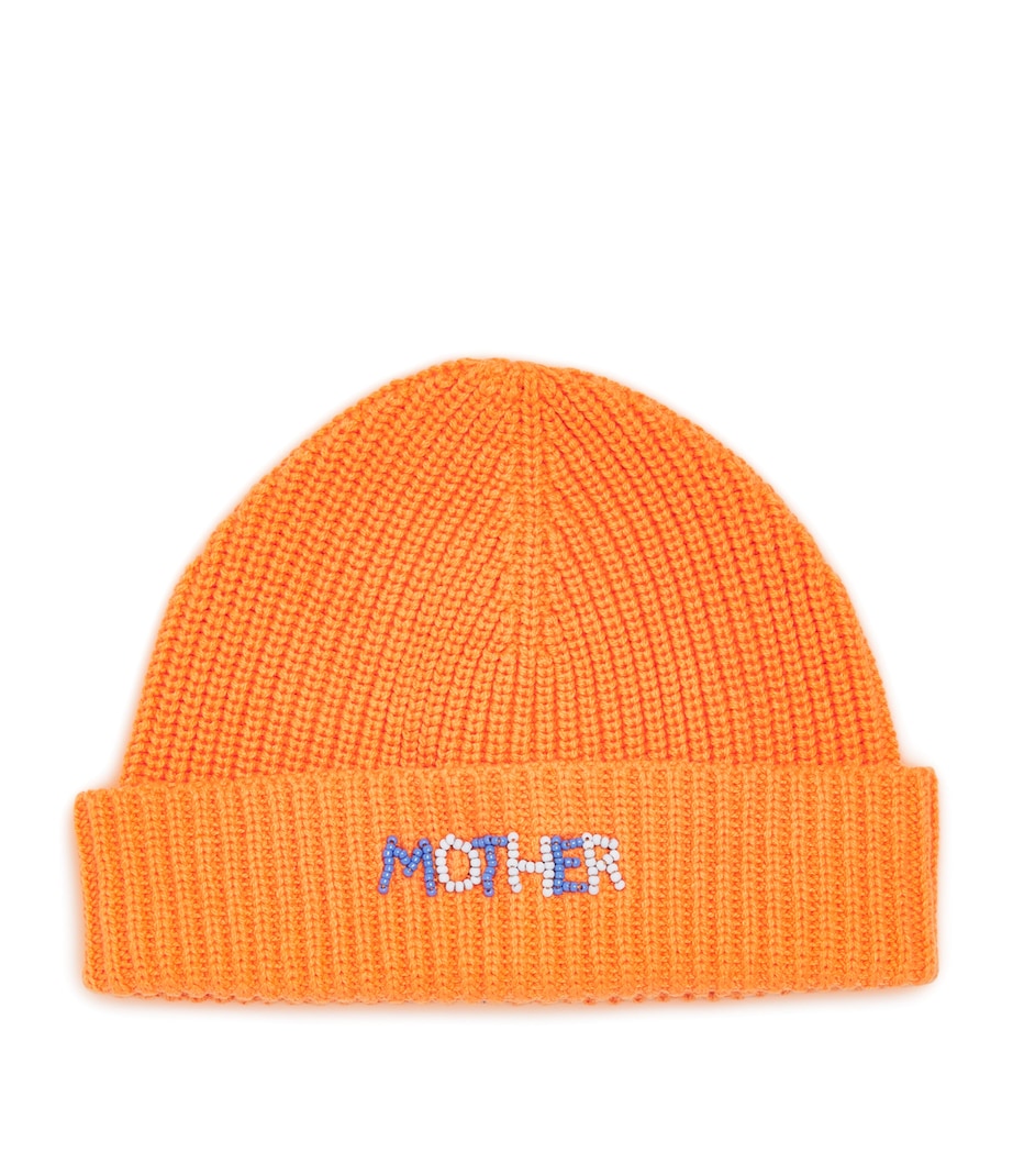 The Beaded Beanie ORANGE ORE Image 1