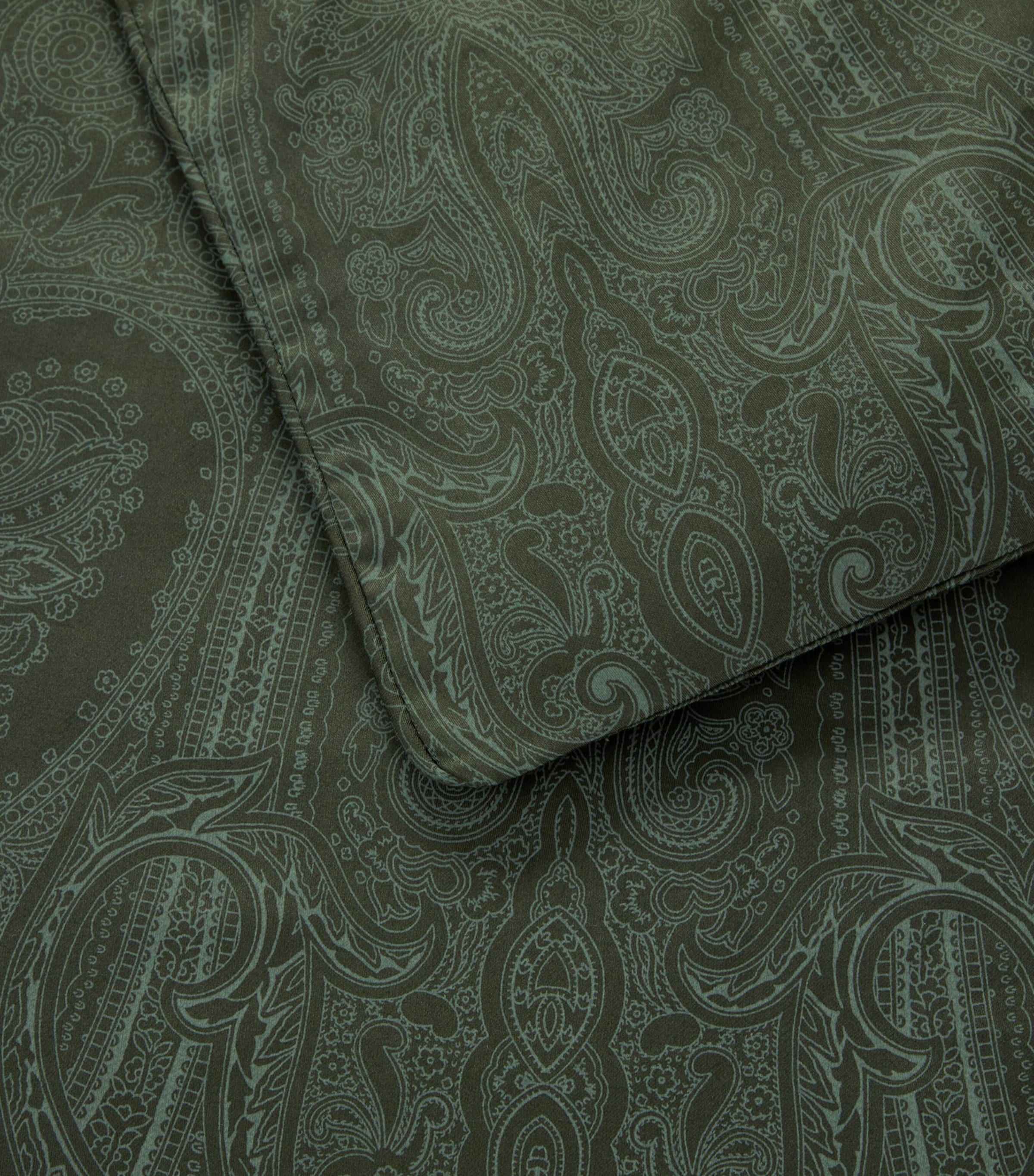 Doncaster Double Duvet Cover (200cm x 200cm) DARK GREEN Image 5