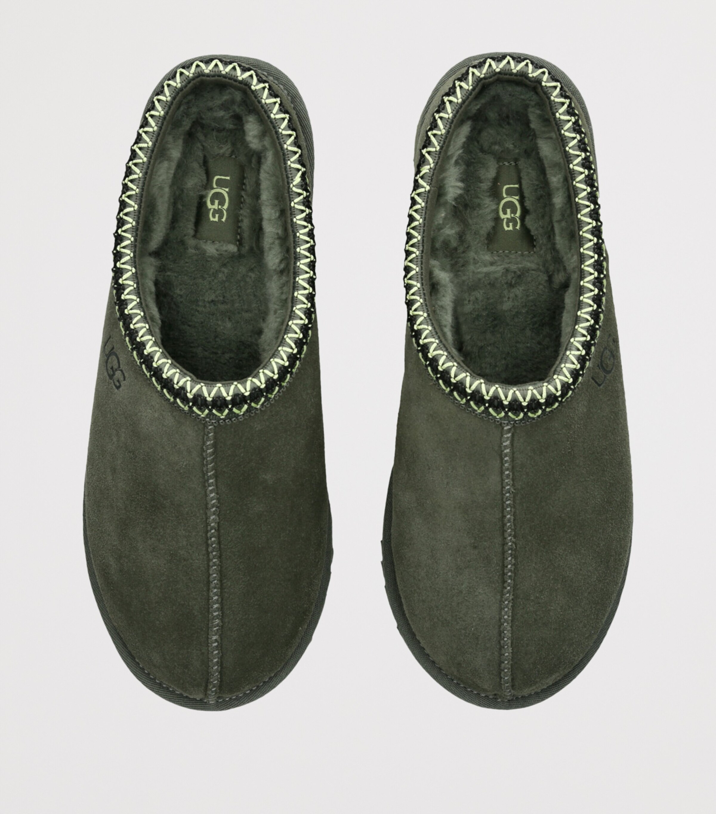UGG Suede Tasman Slippers Khaki Image 4