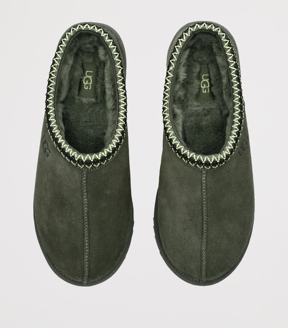 UGG Suede Tasman Slippers Khaki Image 4